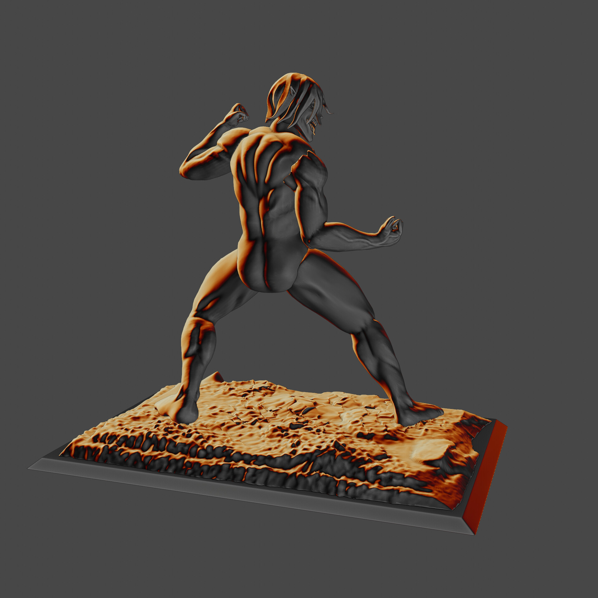 Artstation Shingeki No Kyojin Attack On Titan Eren Stl 3d Print