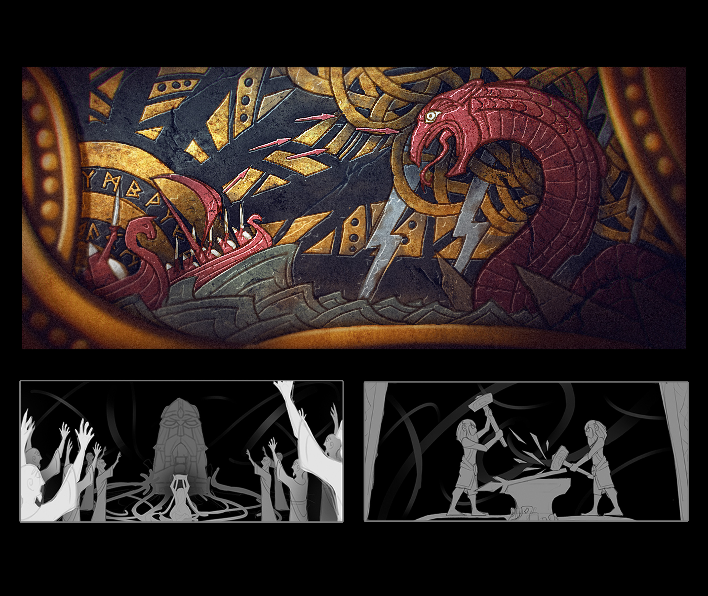 Early Keyframe/ Idea For the fresco