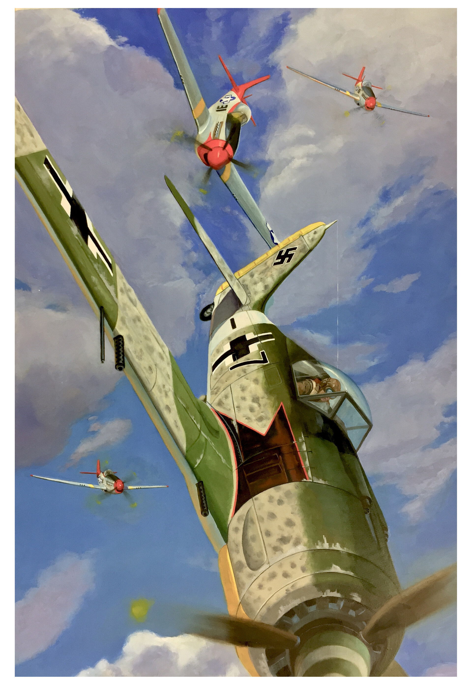 ArtStation - Red Tails Give Chase