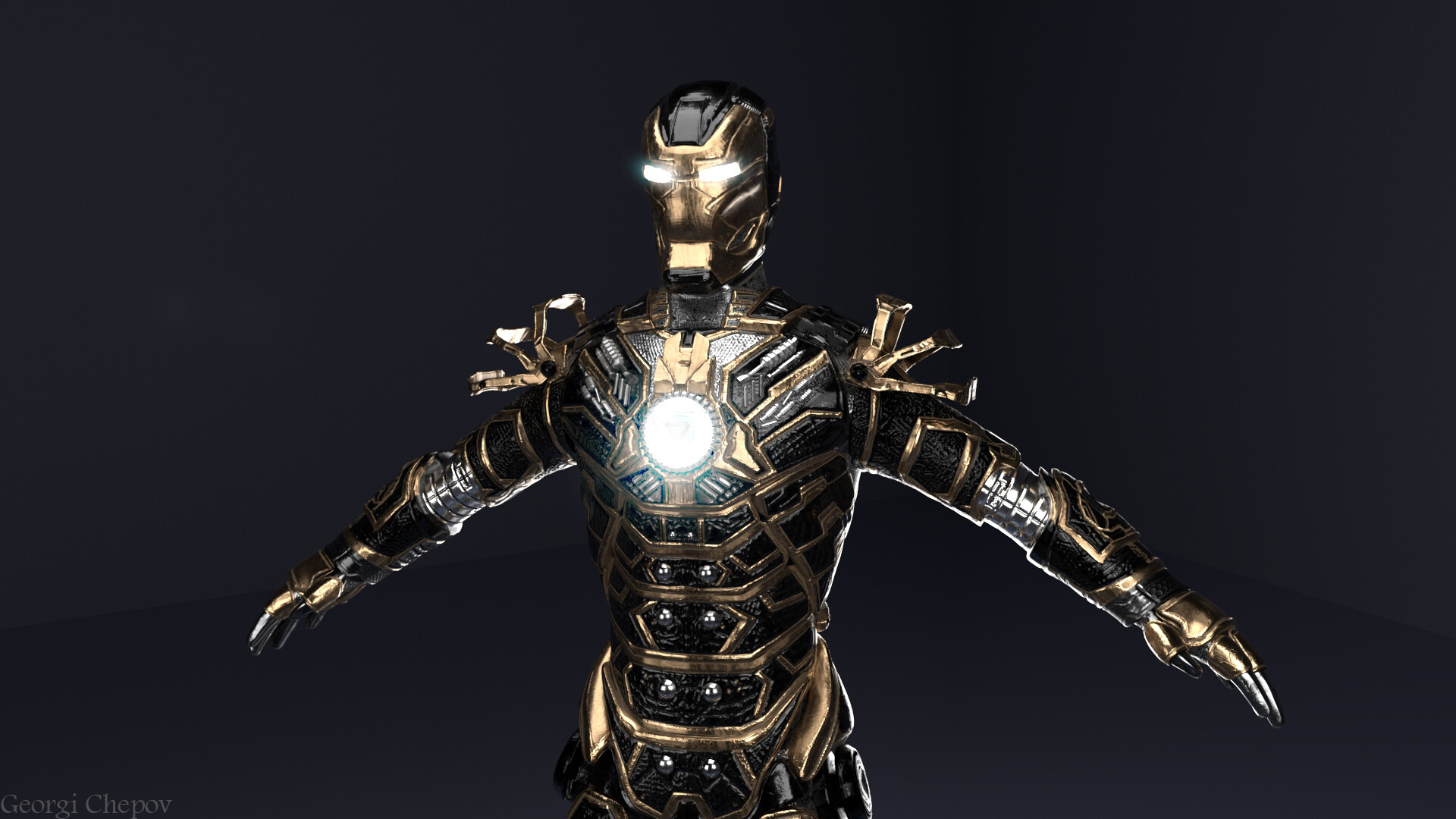 ArtStation   Iron Man Armour Suit Mark 20 'BONES'