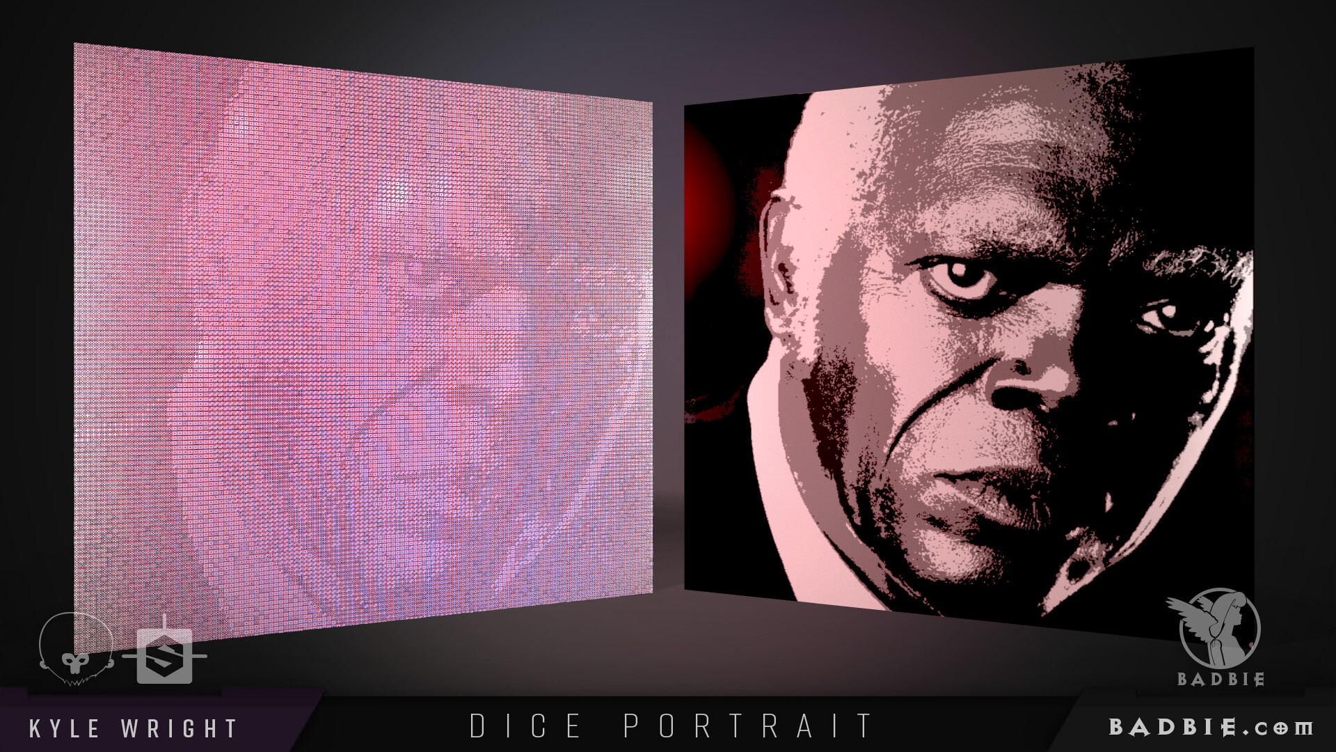 Kyle 'BADBIE' Wright Dice Portrait Generator