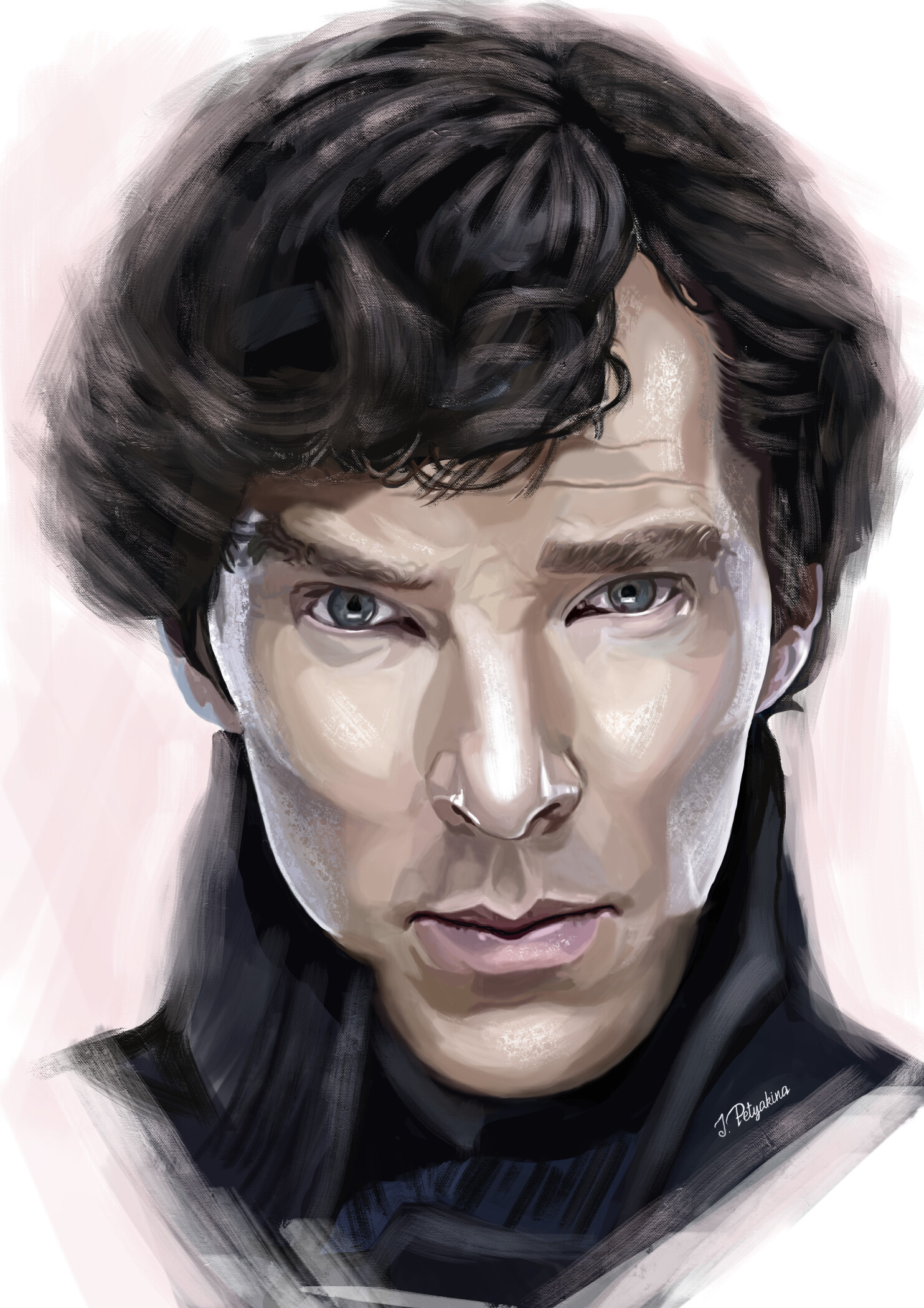 Portrait of Benedict Cumberbatch pencil drawing  Beneduict   Flickr