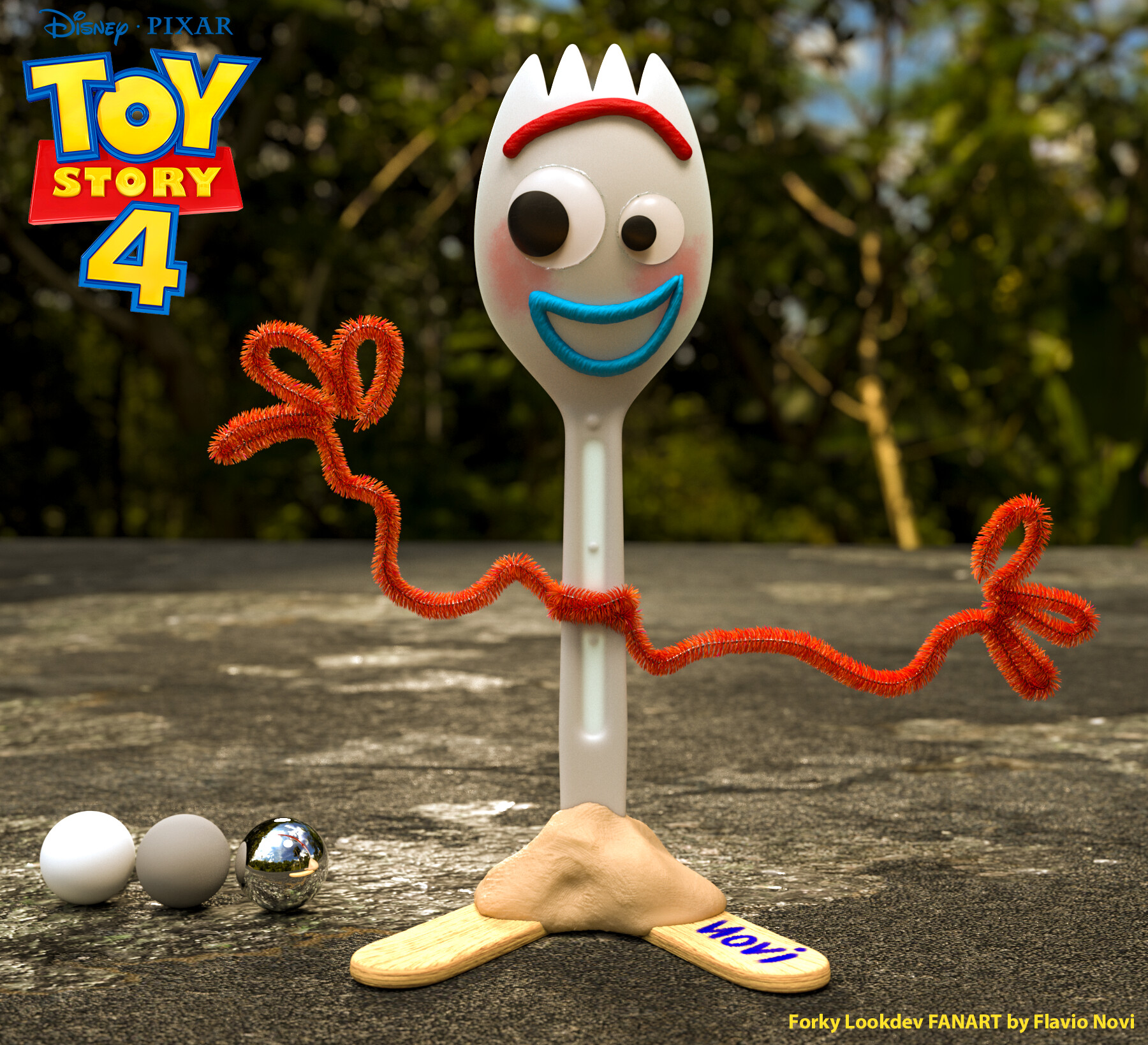 Forky Toy Story 4 The Inside Story Of Forky / Theatre mode (alt+t