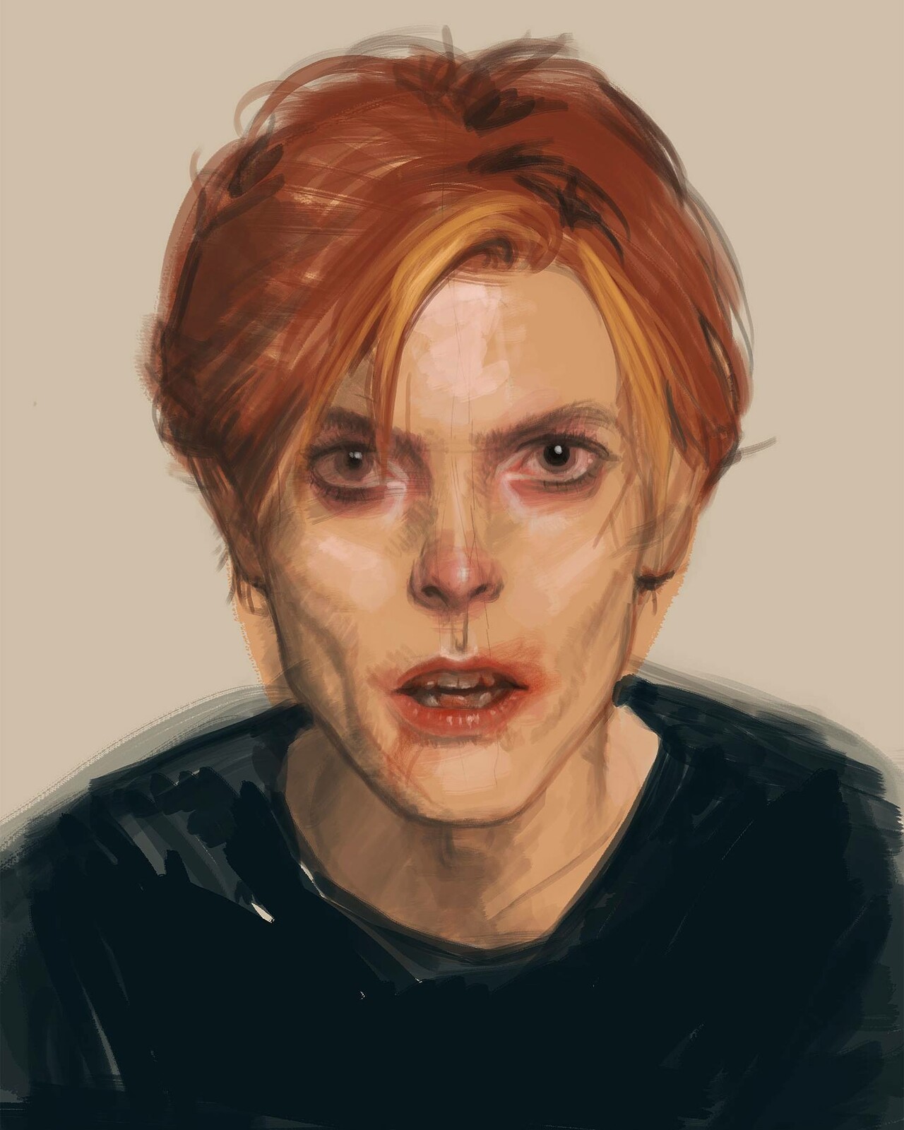  Stylized vampire Bowie
