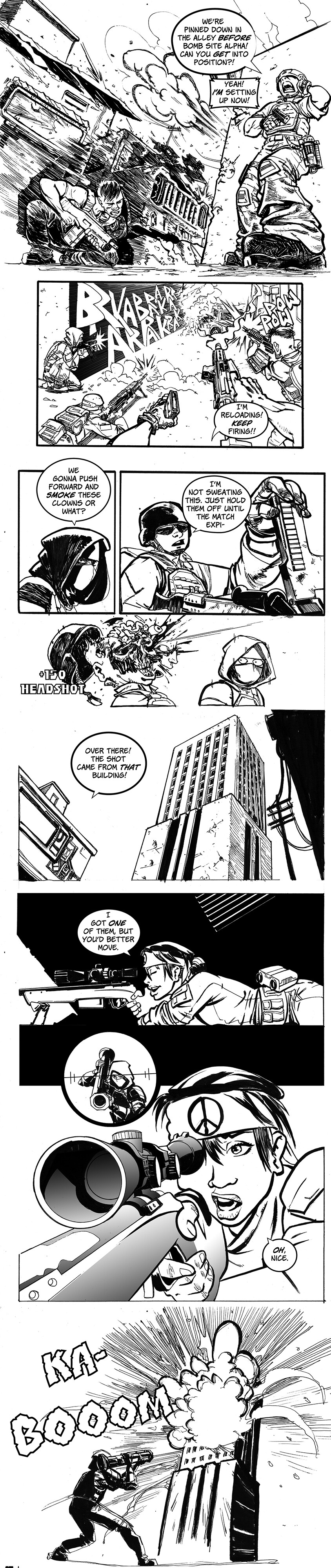 Artstation Defunct Comic Work 1 Deus E G