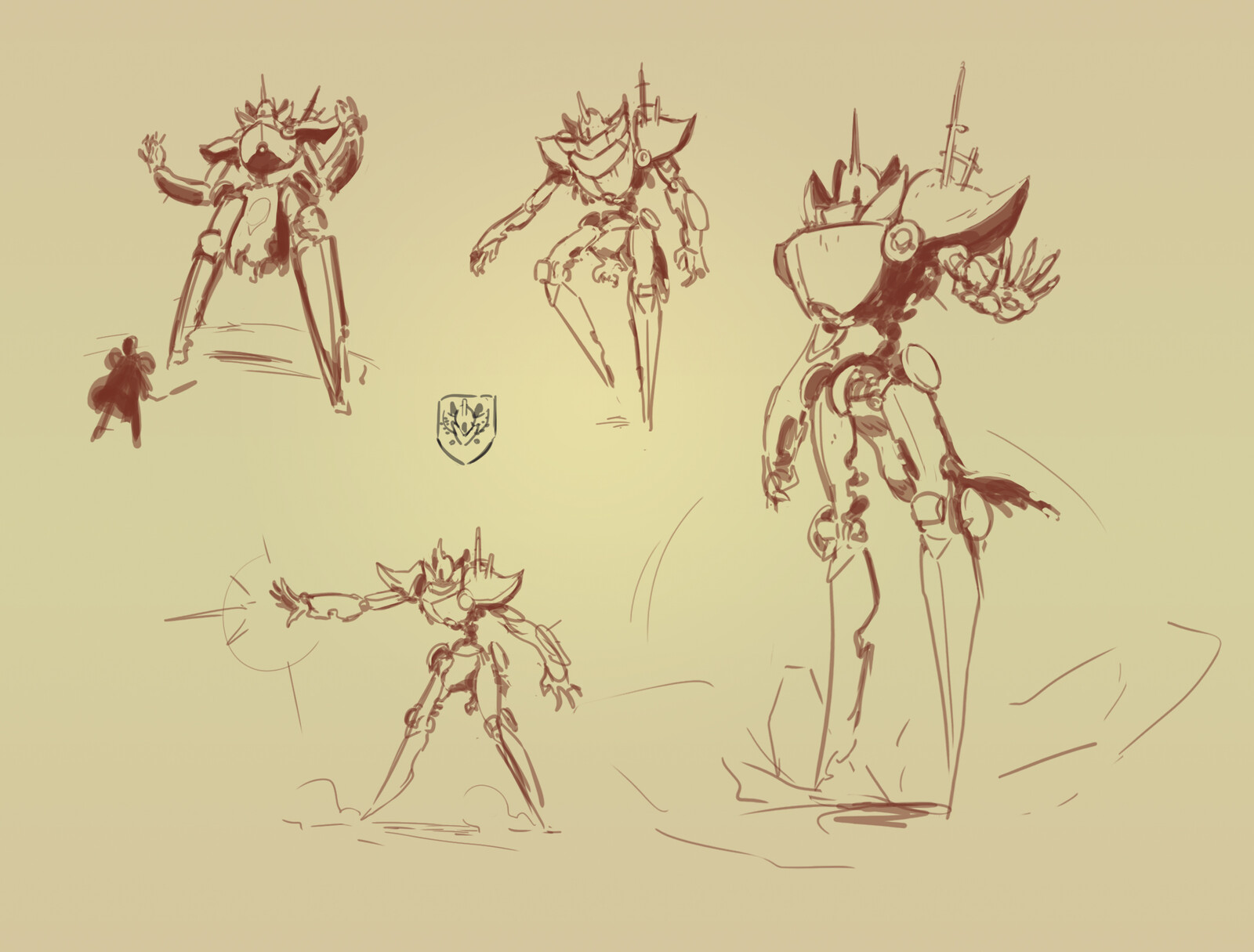 Posing sketches