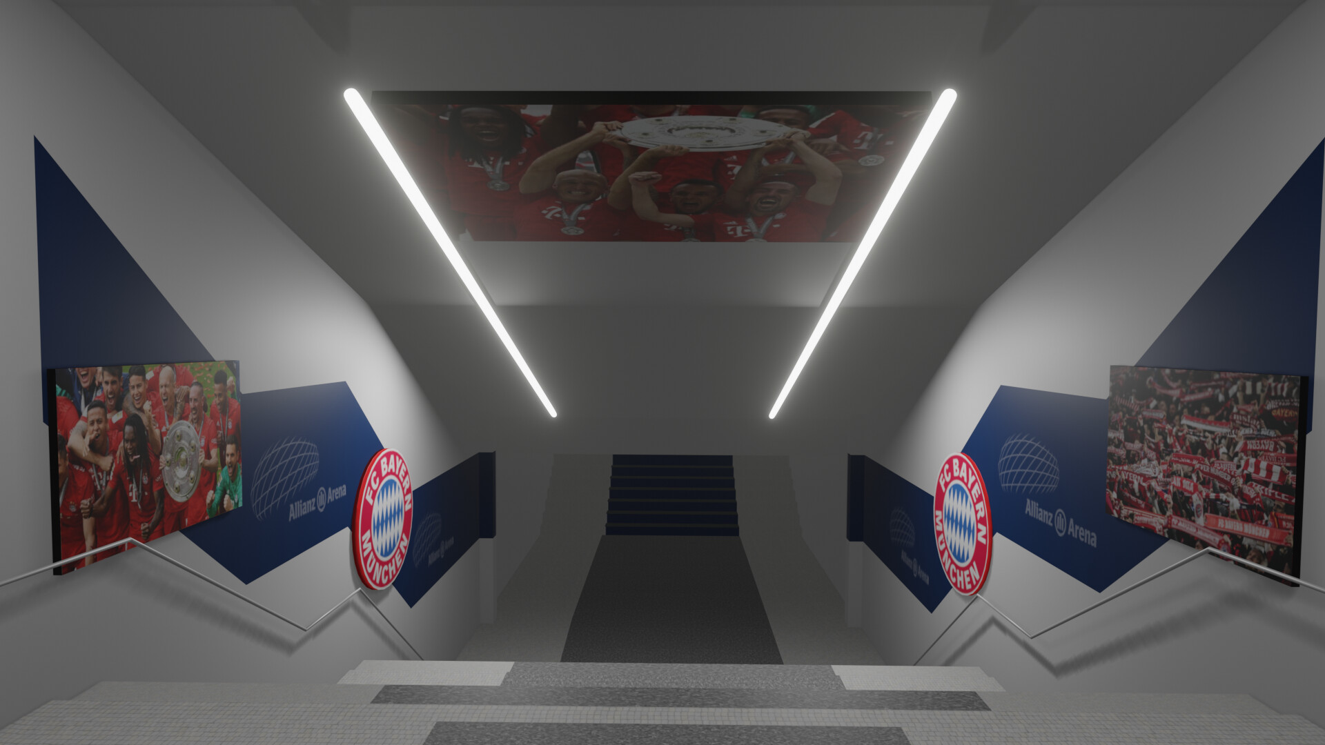 Artstation Alliance Arena Bayern Munich S Stadium Player Walk