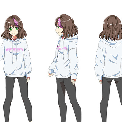 Artstation Anime Girl Character Design For Visual Novel