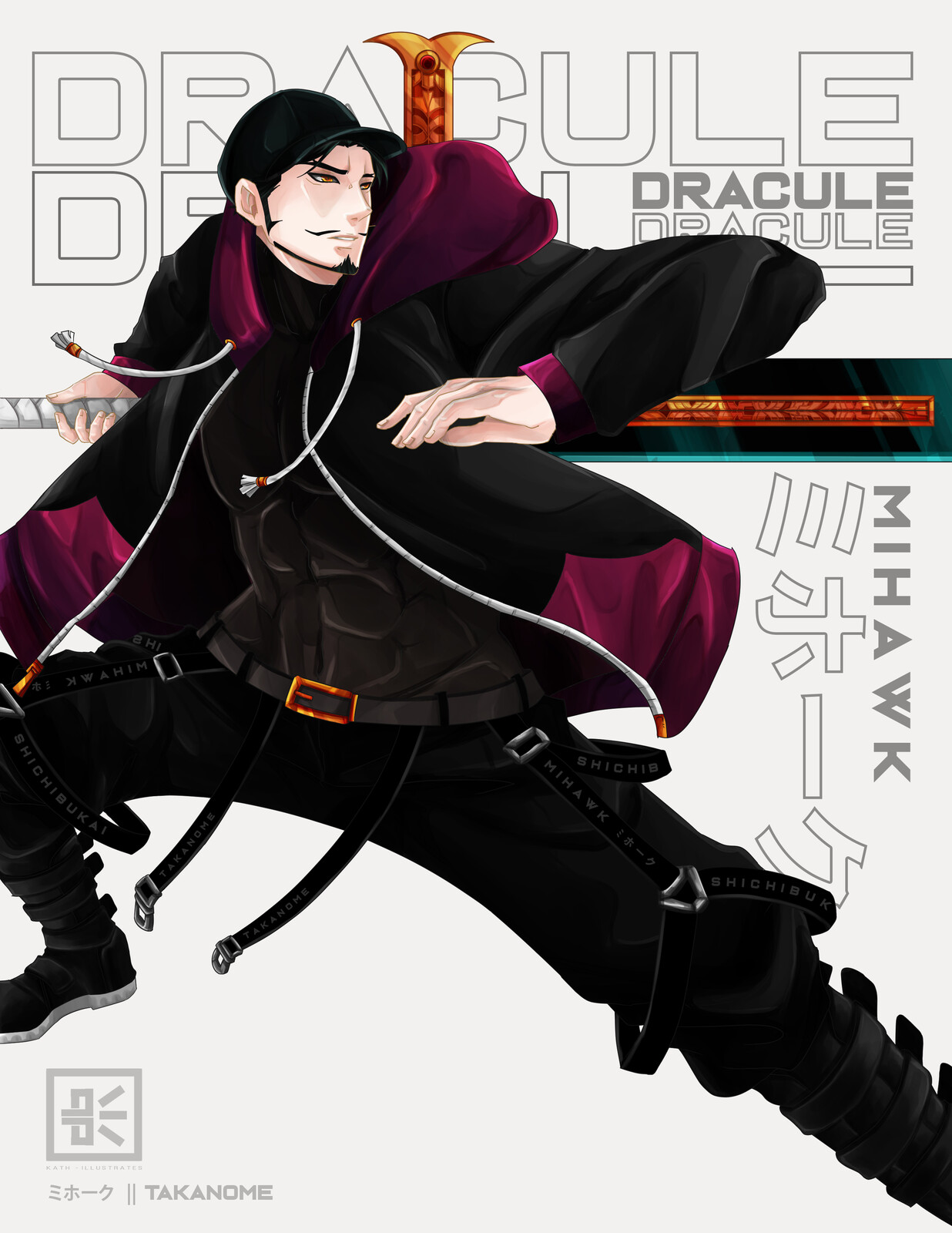 Artstation Dracule Mihawk Kath Piso
