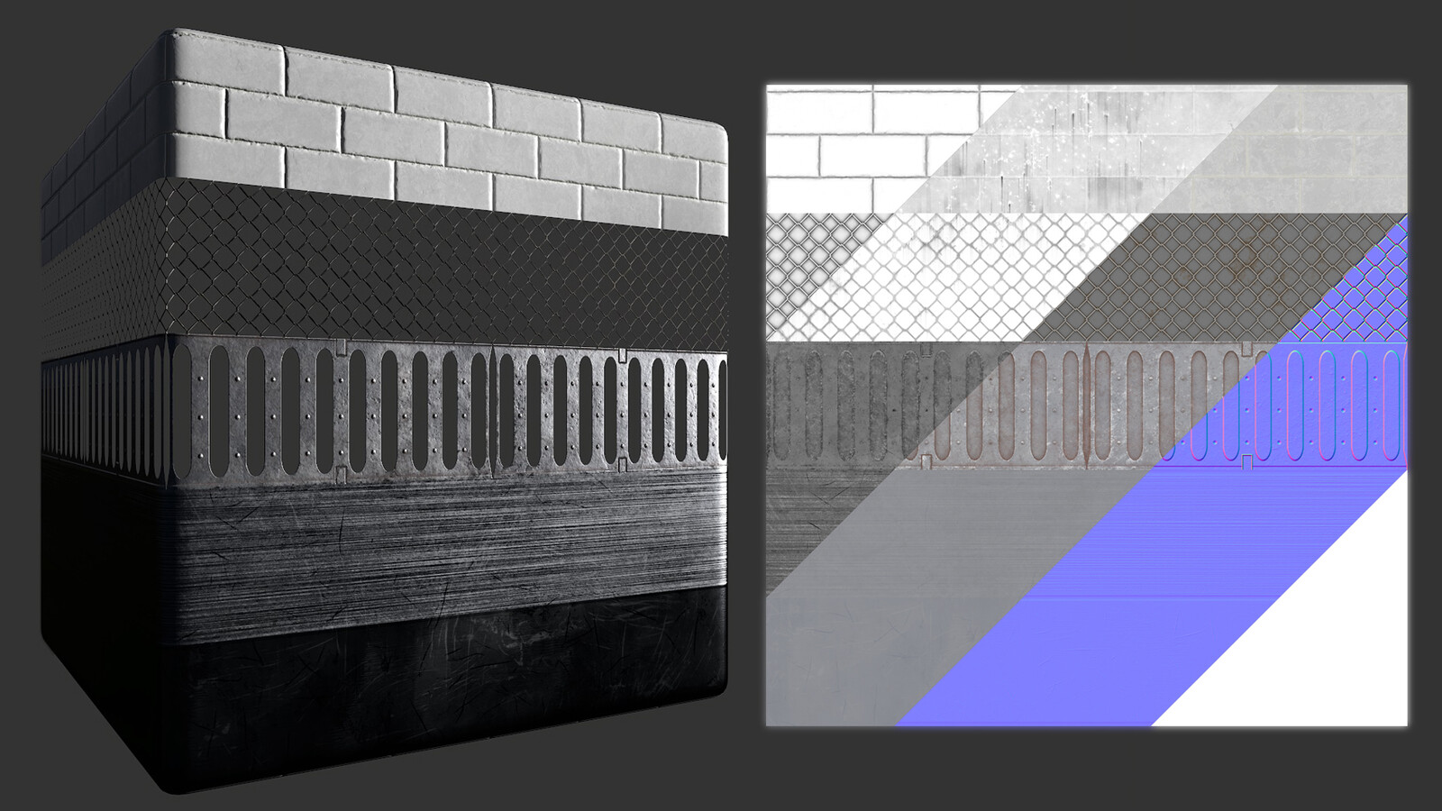 Material Tiling Trim Sheet