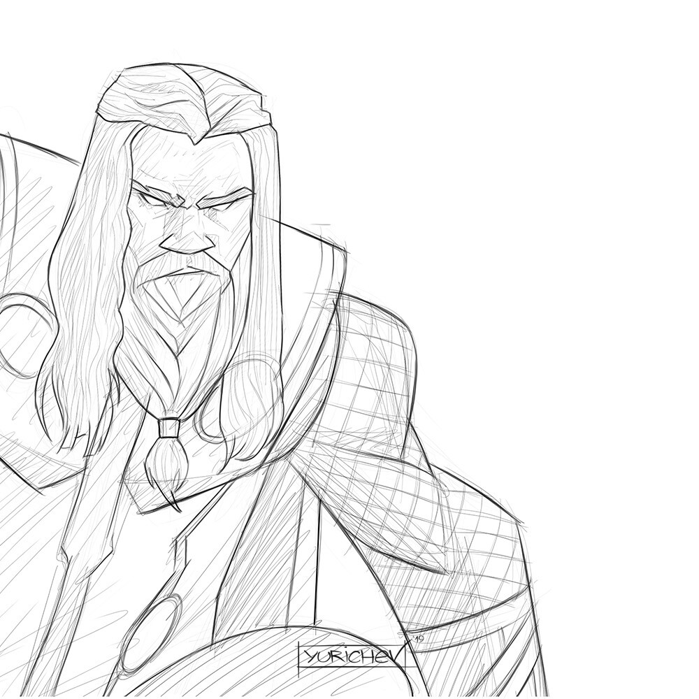 Evgeny Yurichev Thor Avengers Endgame Part 2
