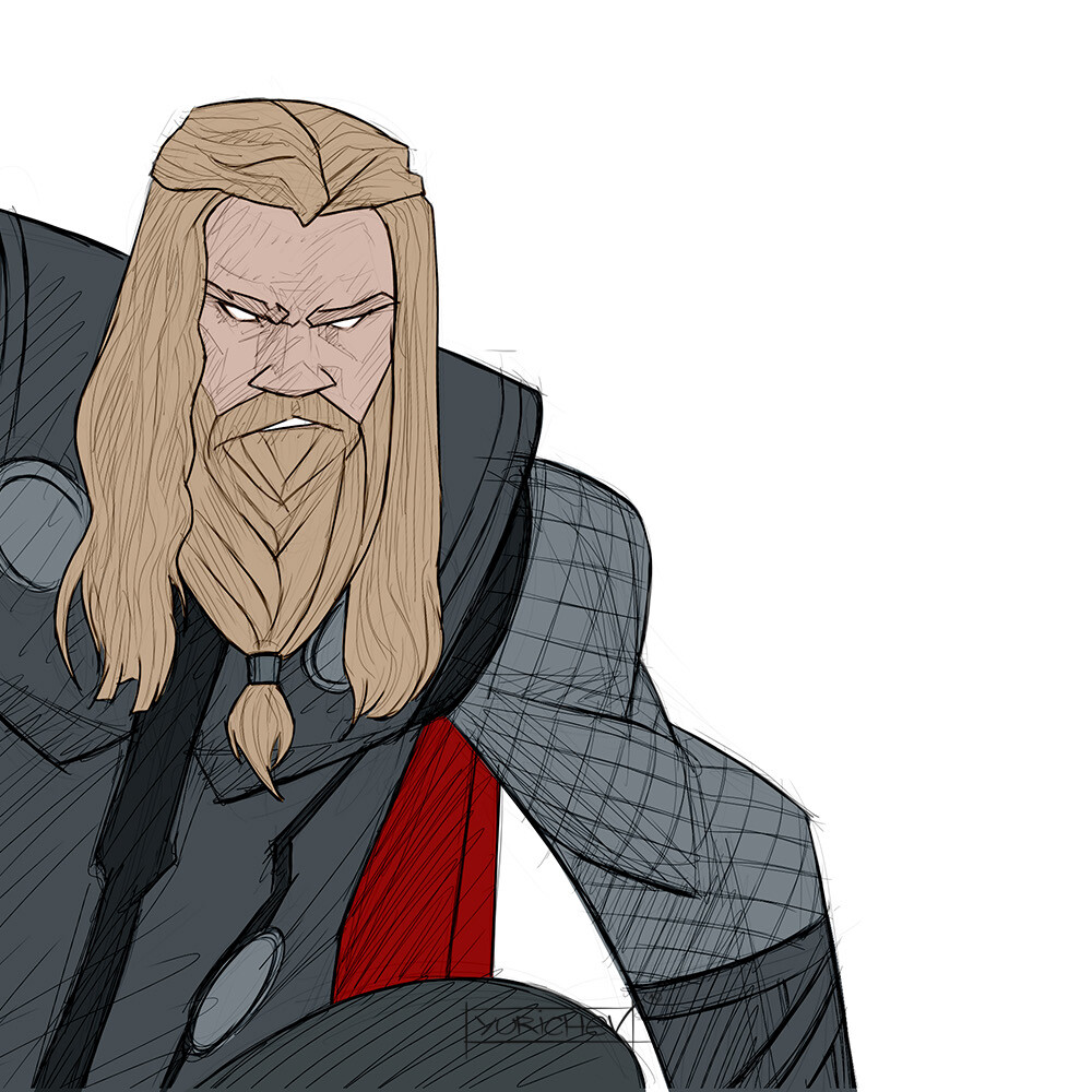 Evgeny Yurichev Thor Avengers Endgame Part 2