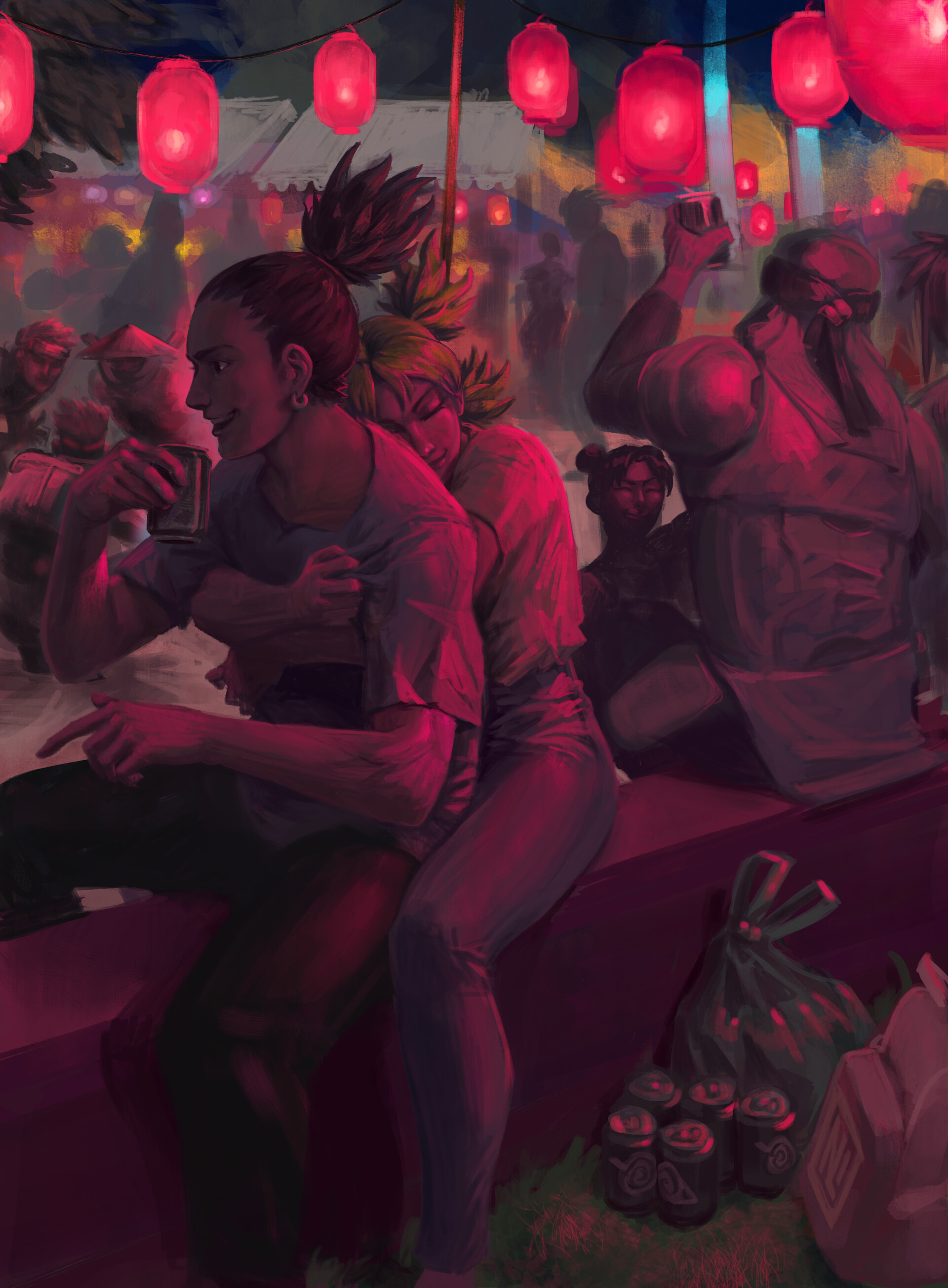 artstation shikamaru and temari naruto fanart nils lange