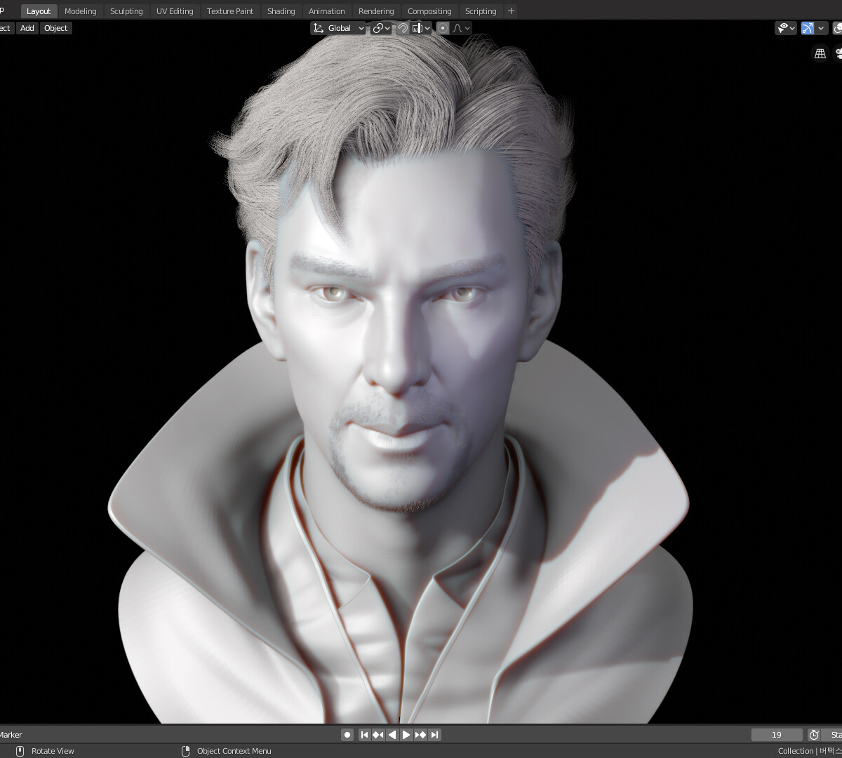 ArtStation - Blender 3D -'Doctor Strange'
