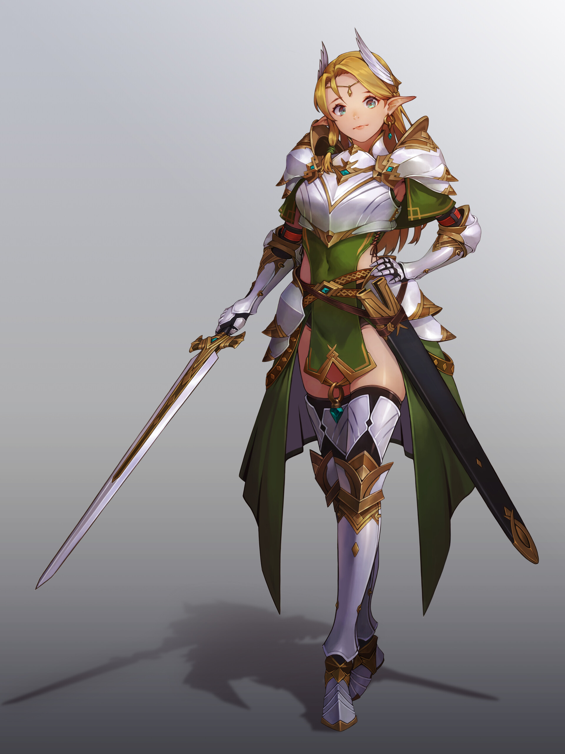 ArtStation - Elven knight