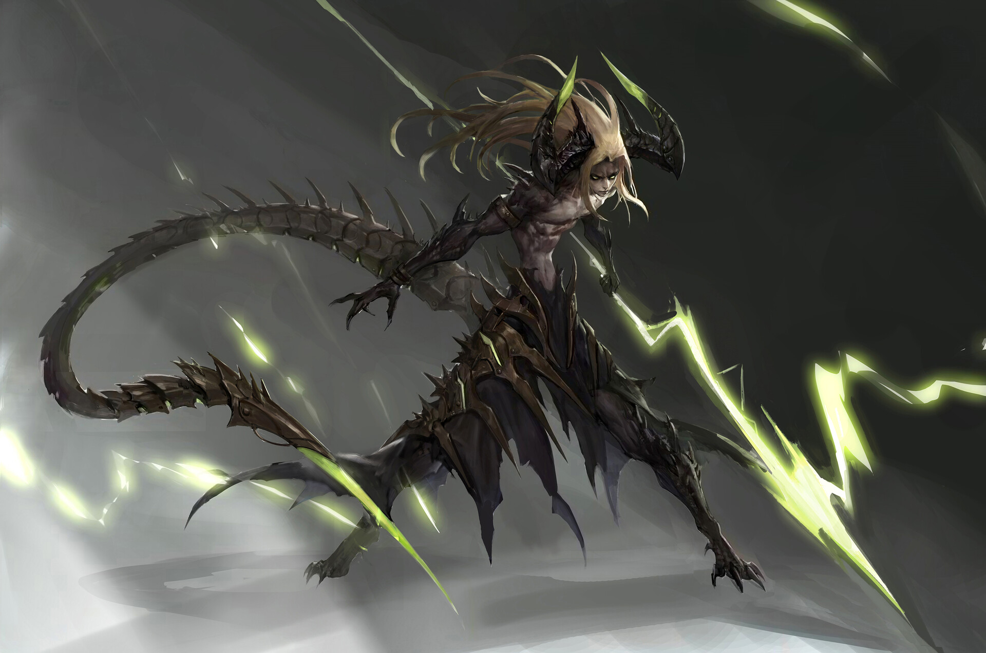 ArtStation Stormborn dragon warrior, Cham s