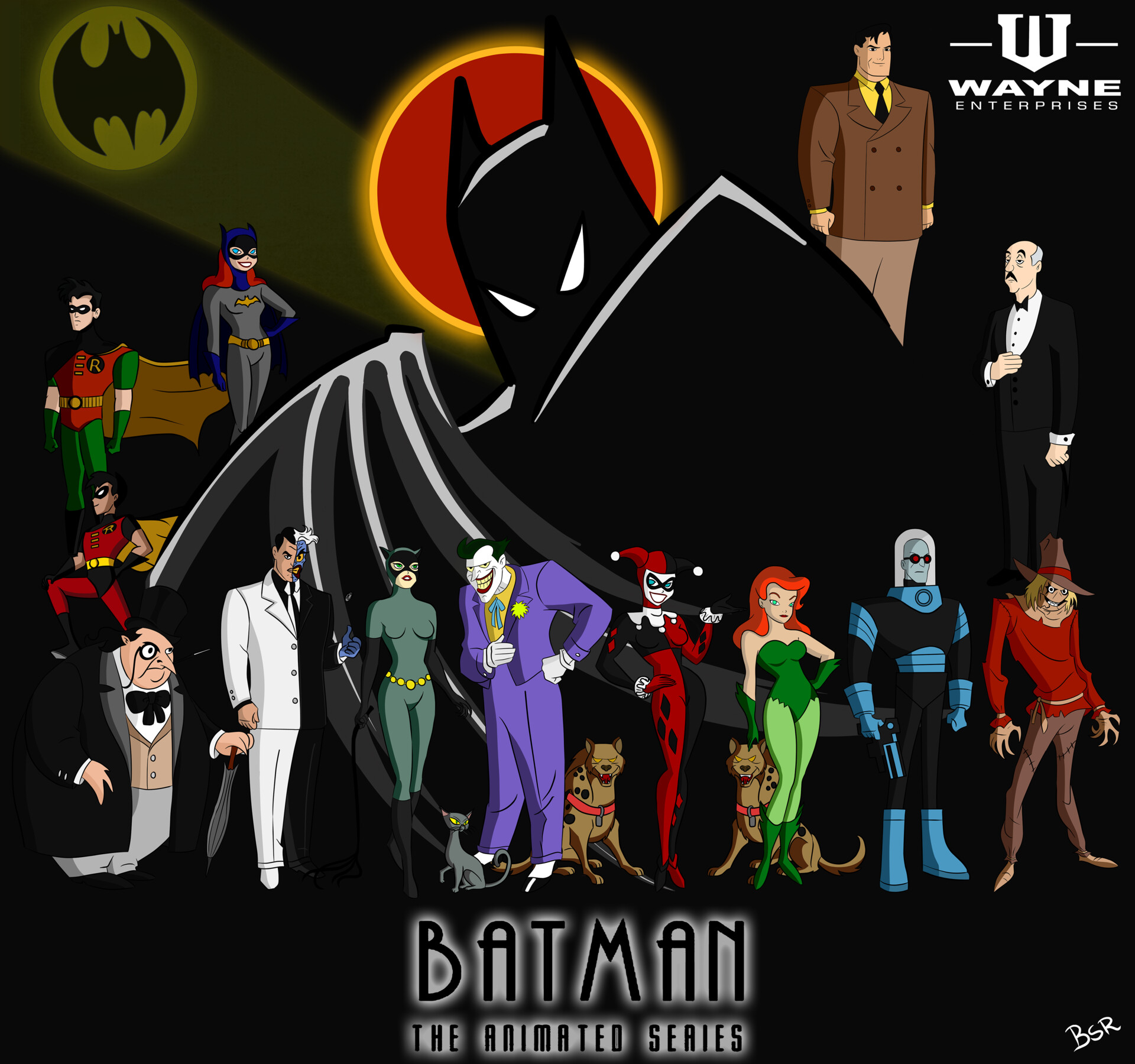 Bhargav S. Rajan - Batman: The Animated Series Poster