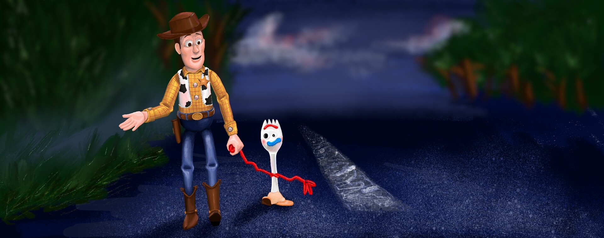 Toy story 4 deals forky y woody