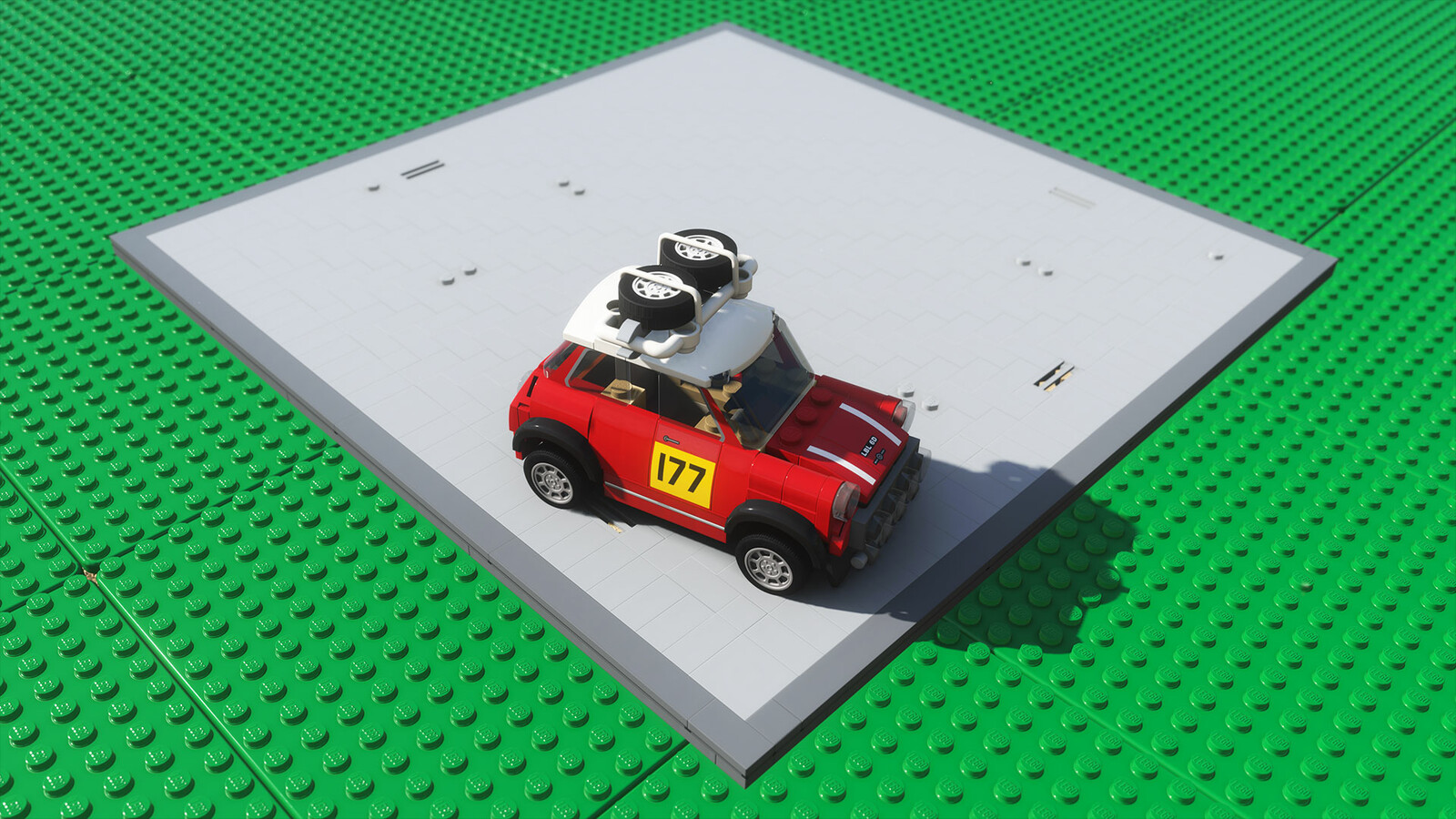 The green LEGO baseplate is really iconic to me: it's the blank page, the promise that you're about to build something new.