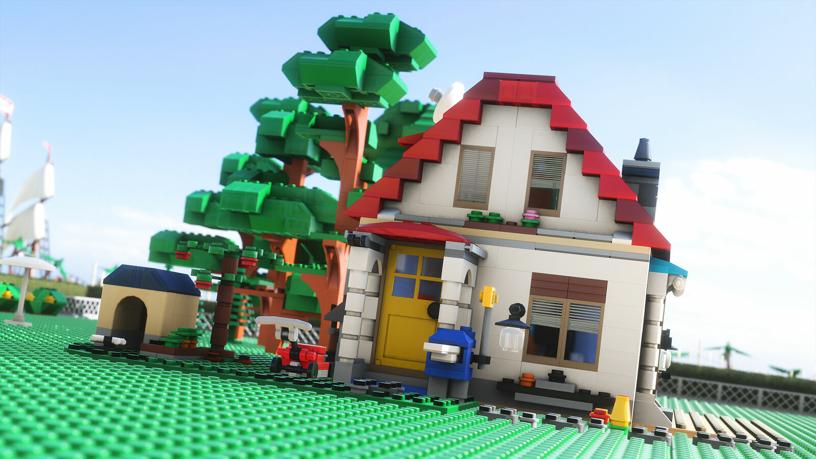 Construction is an important part of the LEGO experience so we had to include it in some form. For the first time in Forza, you can build and expand your house!