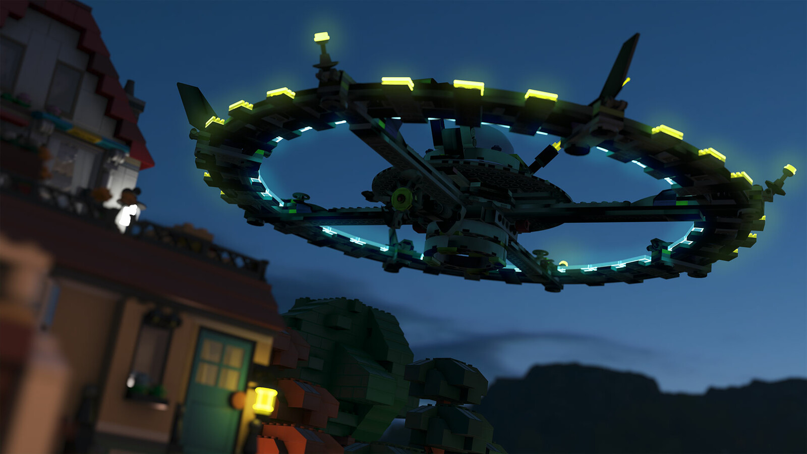 Spaceships! The LEGO Space theme has defined my childhood, and we HAD to bring a set into the game!