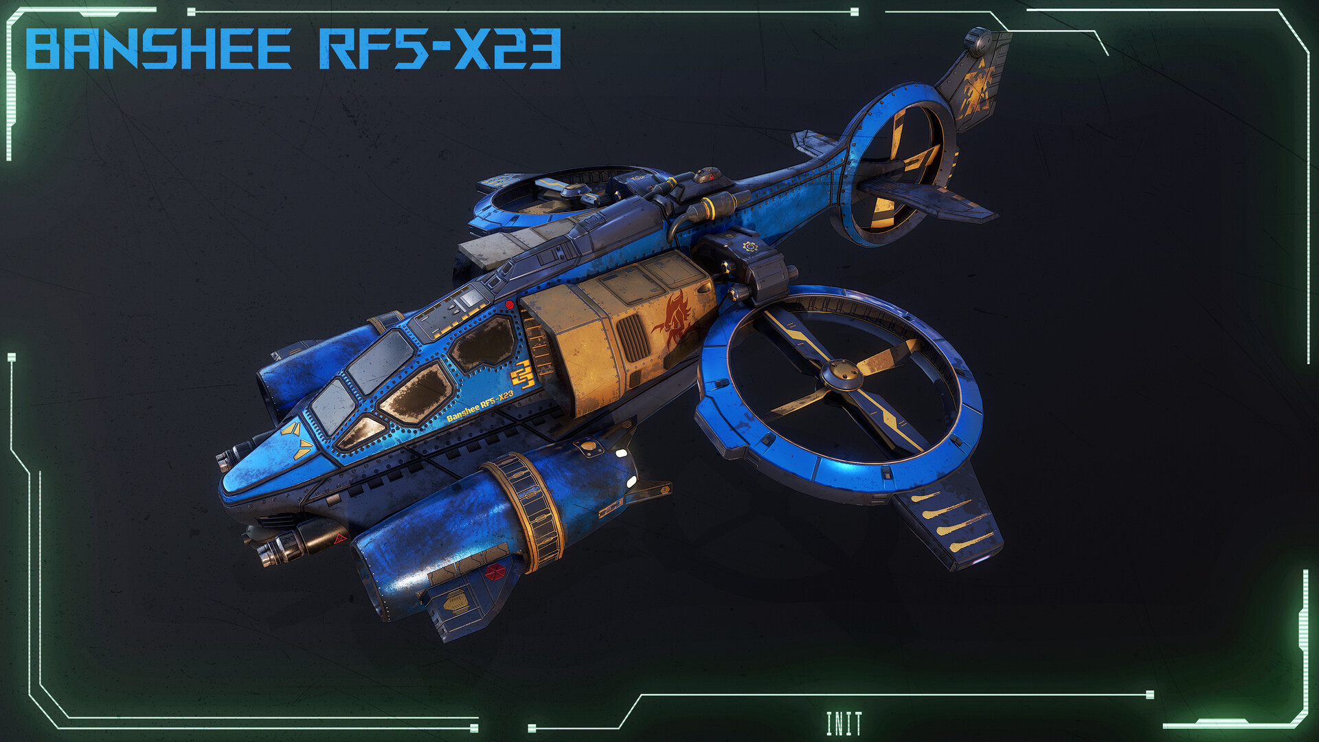 ArtStation - Banshee RF5-X23 (StarCraft 2 Fan Art)