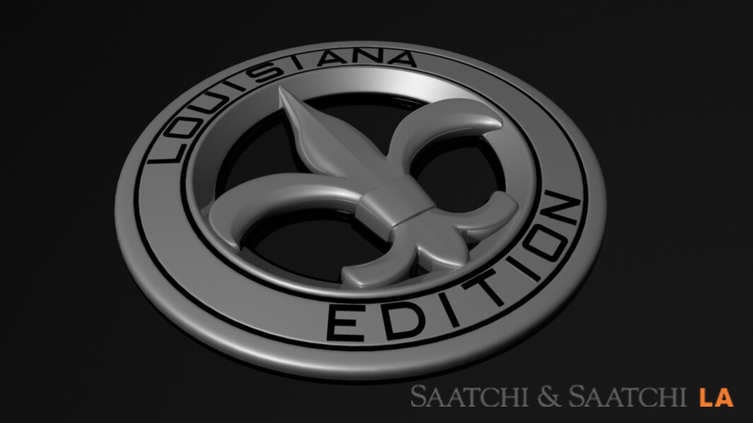 ArtStation - 2014 Toyota Tundra Louisiana Edition Badge