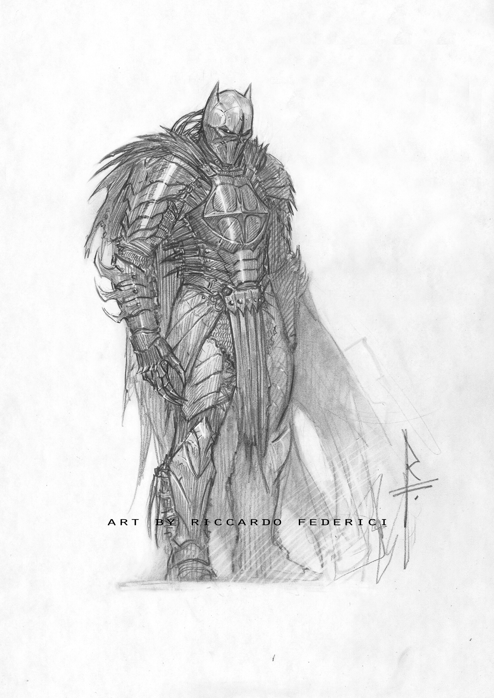 ArtStation - Sketches: concept design for Saint Batman DC Comics