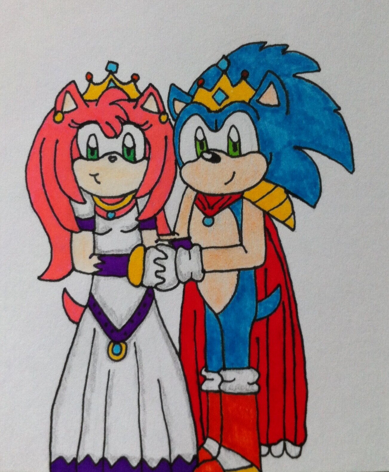 ArtStation - King Sonic and Queen Amy
