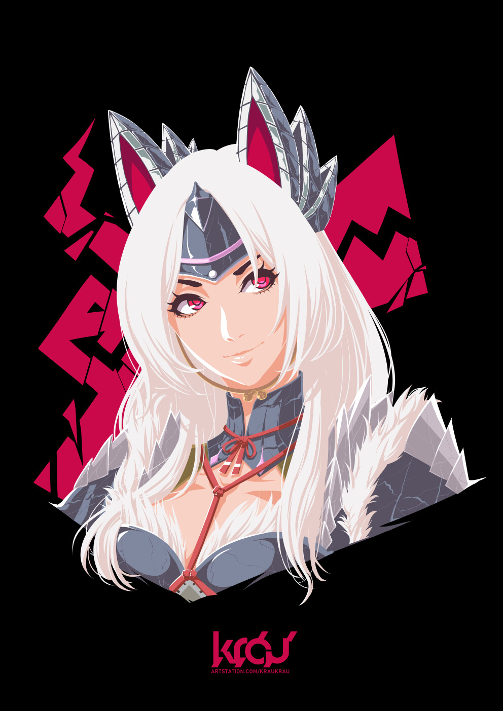 Artstation Lineless Celshade Commission Vampybitme Stygian