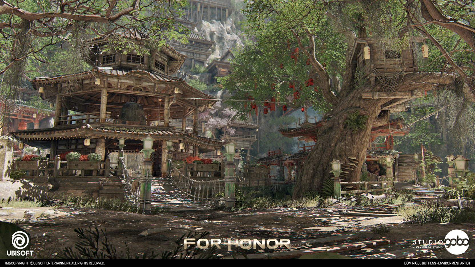 Artstation For Honor Map Canopy Bell Tower Dominique Buttiens