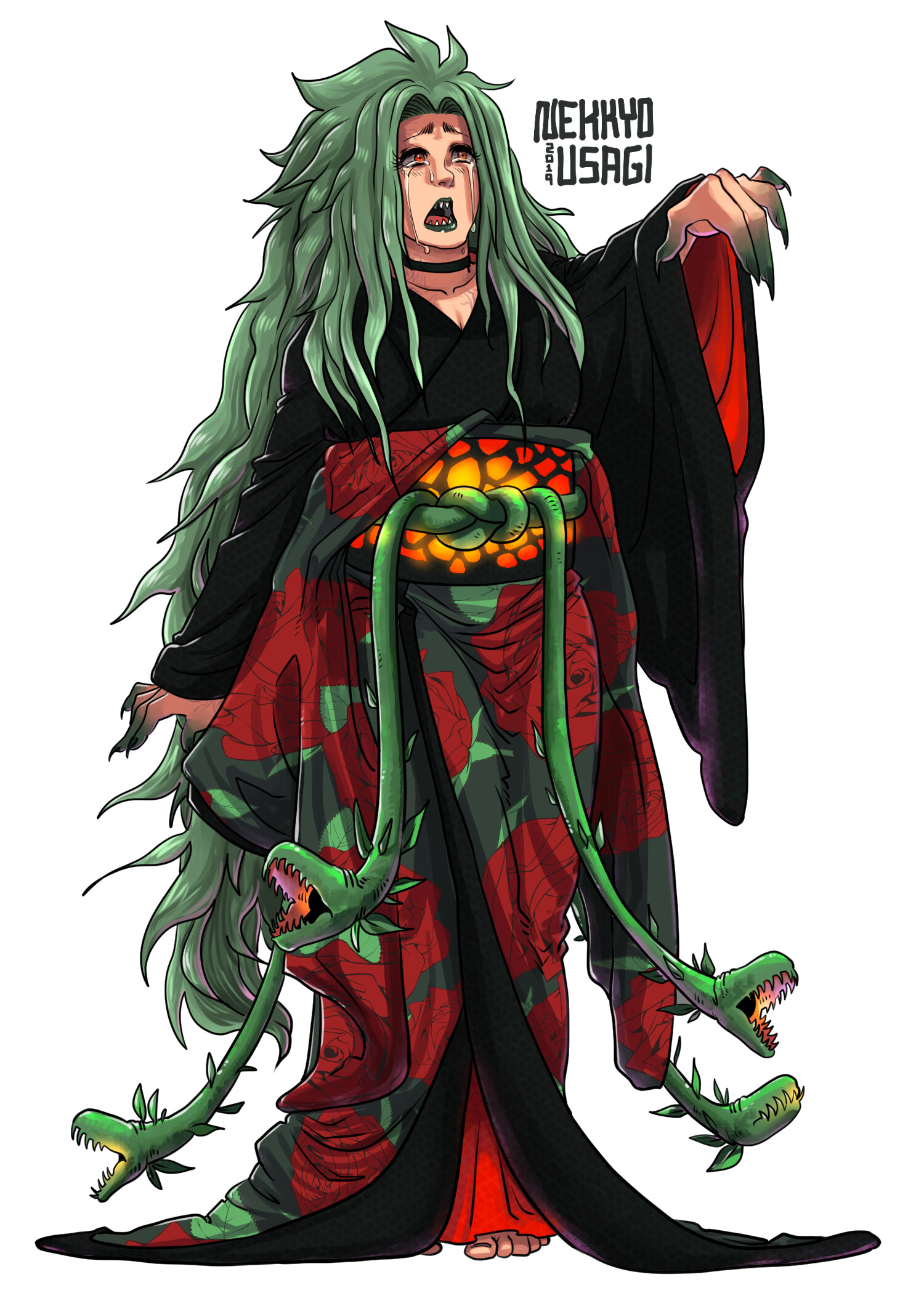 Nekkyo Usagi Human / Gijinka Redesign BIOLLANTE