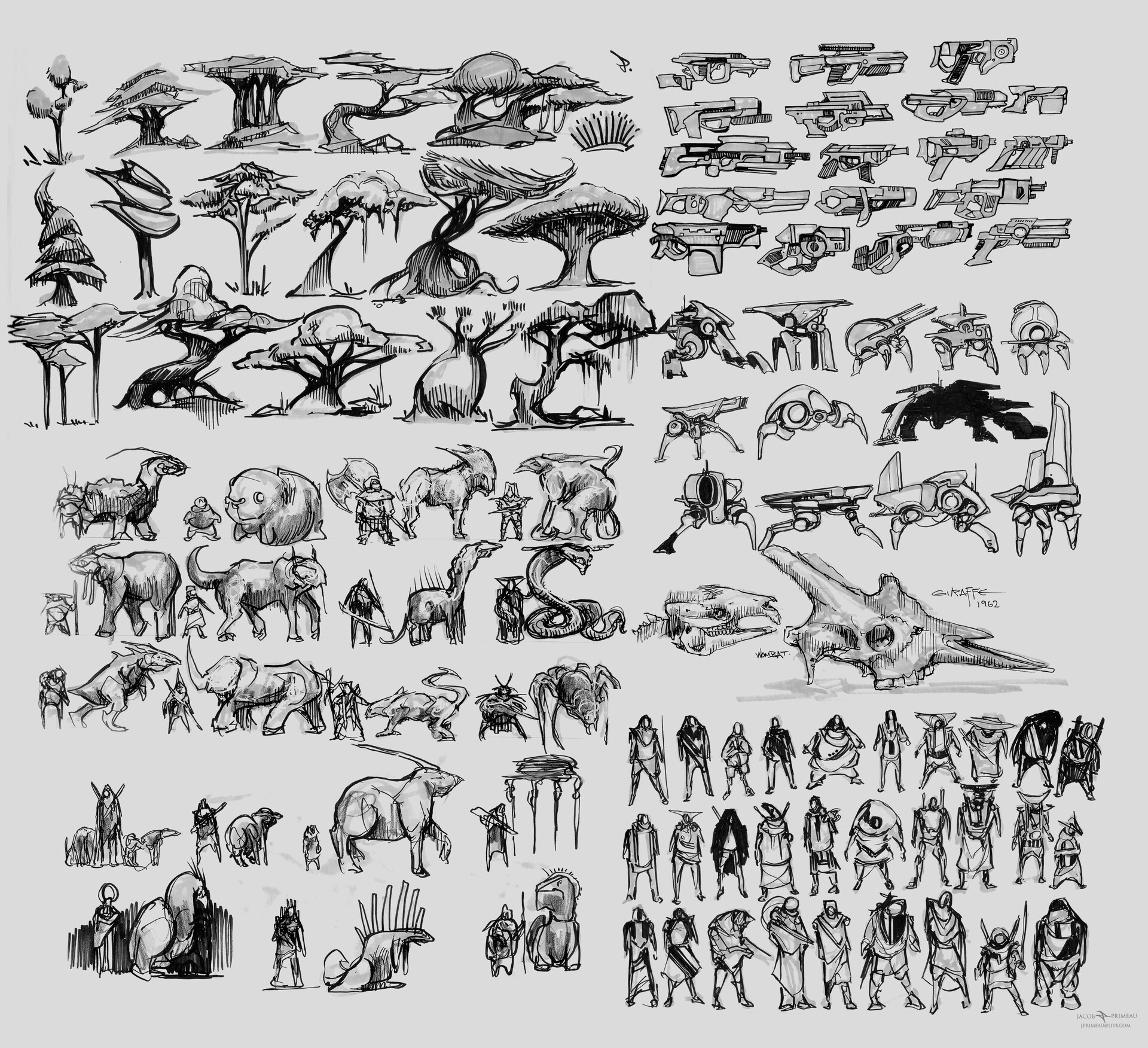 ArtStation - Traditional Thumbnails
