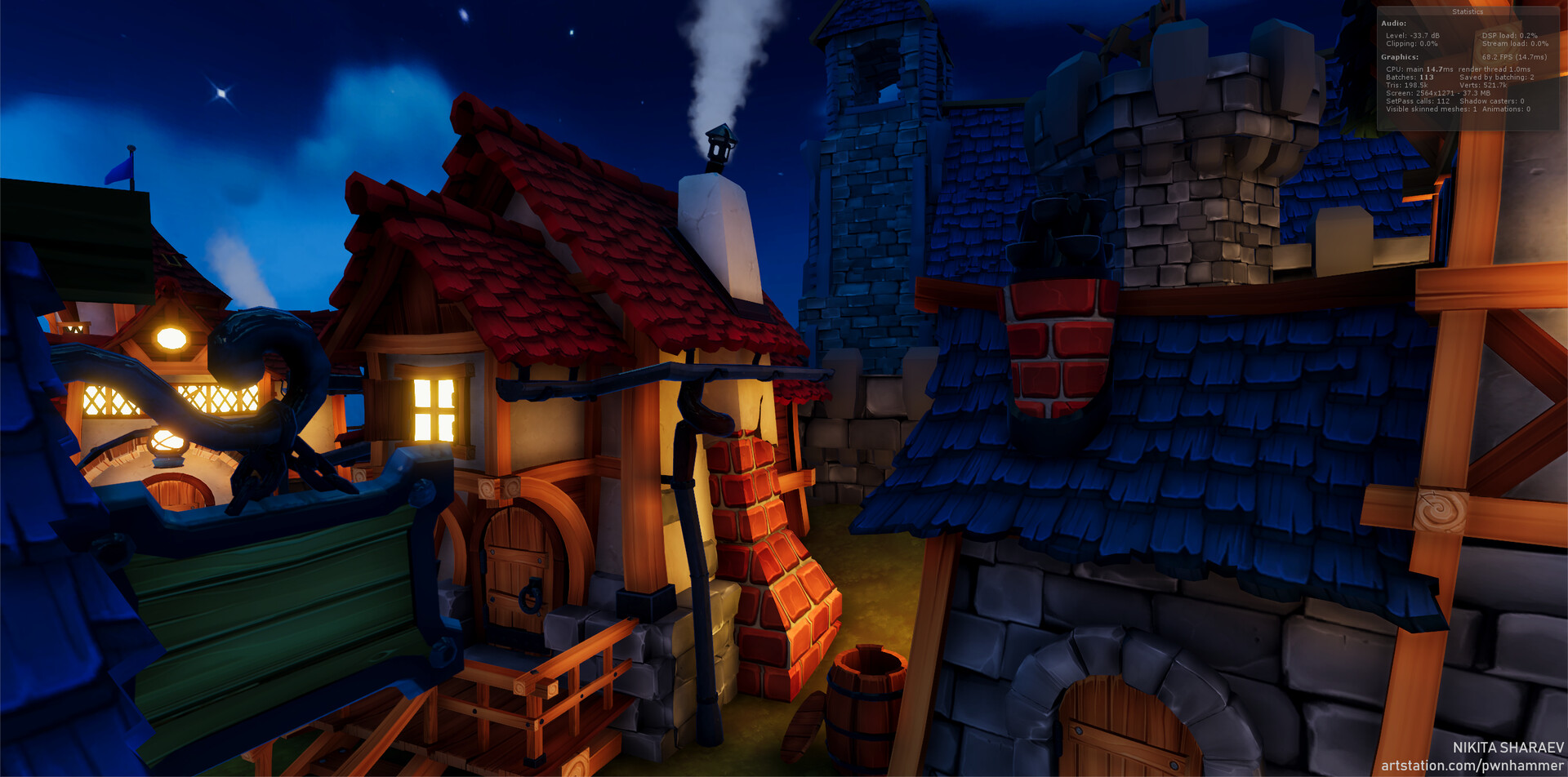 Nikita Sharaev Dwarfland Flying Islands