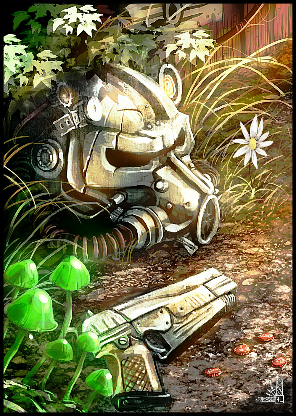 Картина по номерам fallout