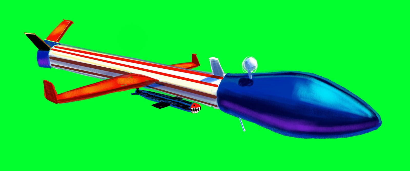 Green screen illustrations to enable animation