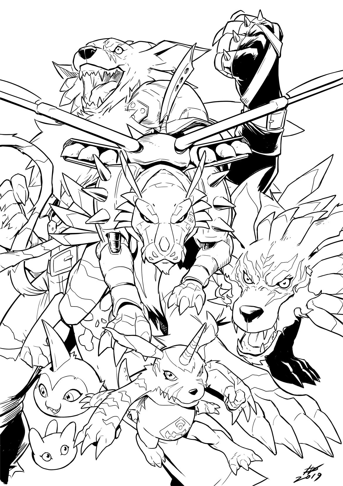 ivan-fiorelli-digimon-gabumon-evolution-line