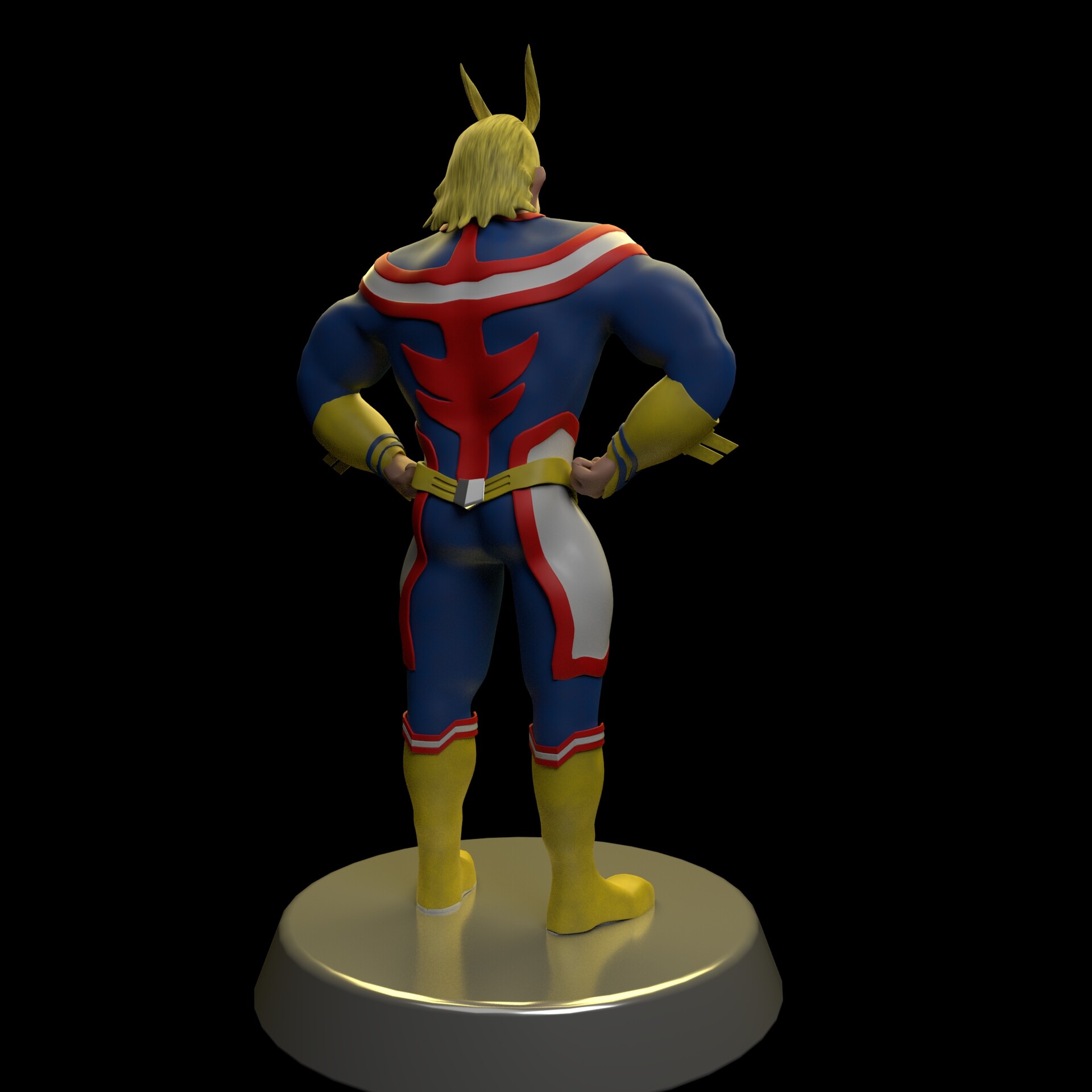 Javier Bautista Coghlan All Might My Hero Academia 3d Model