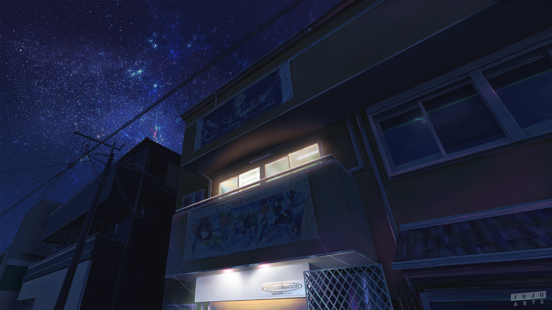 Artstation Tribute To Kyoto Animation Studio Juju Bacani