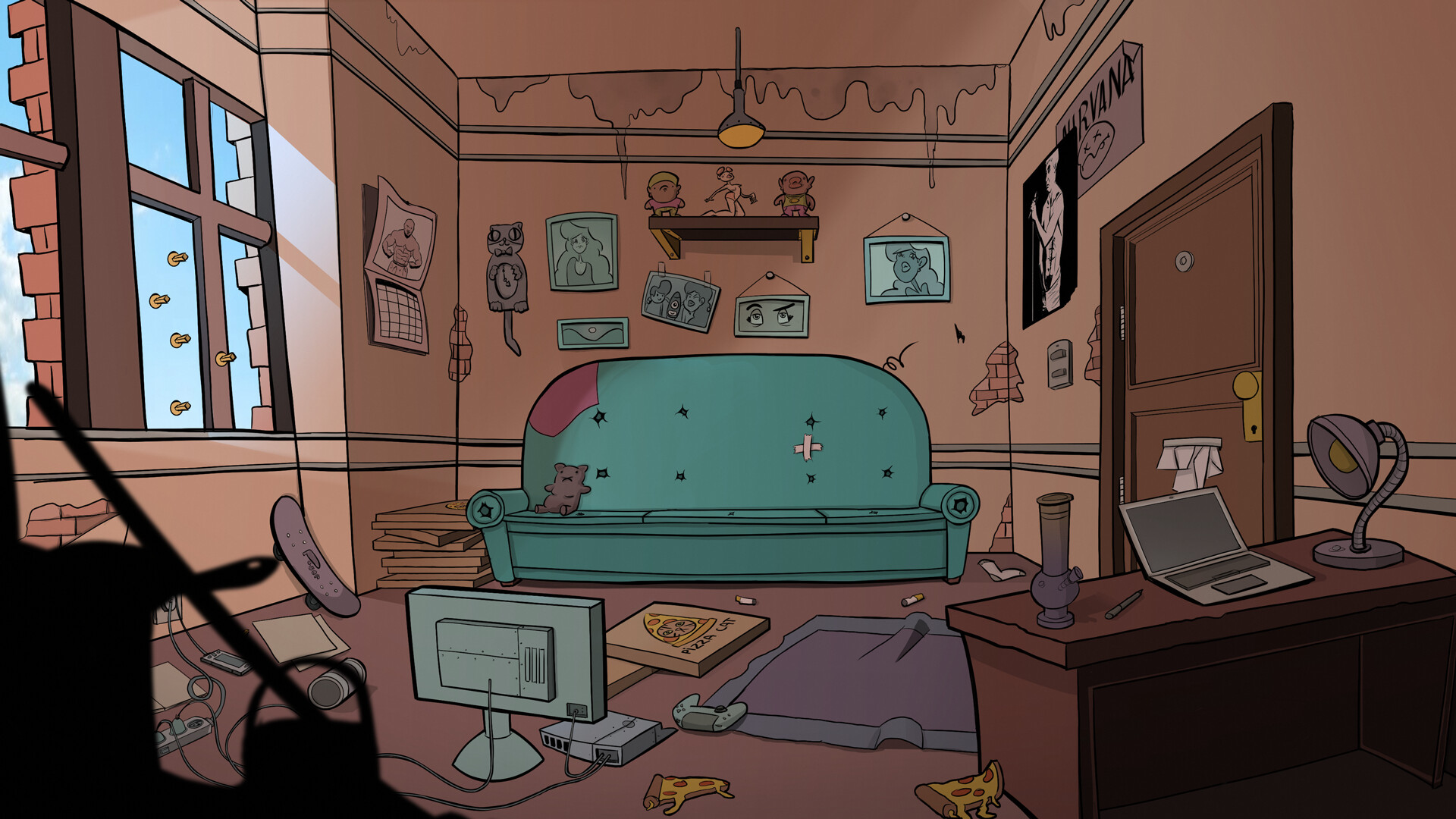 Artstation Dirty Roomates Javier De Luna