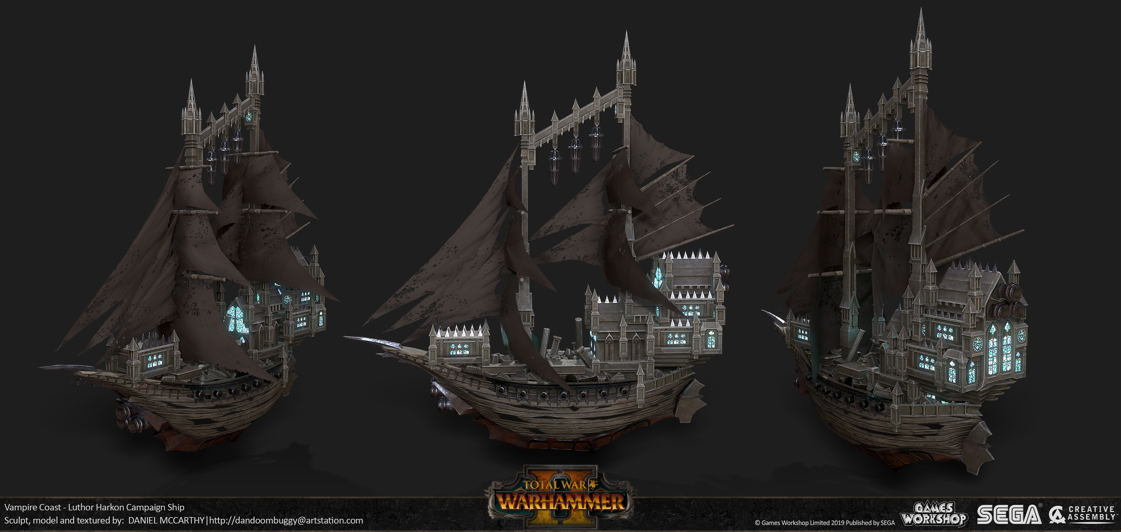 Daniel McCarthy Campaign Ships Total War Warhammer 2 Vampire