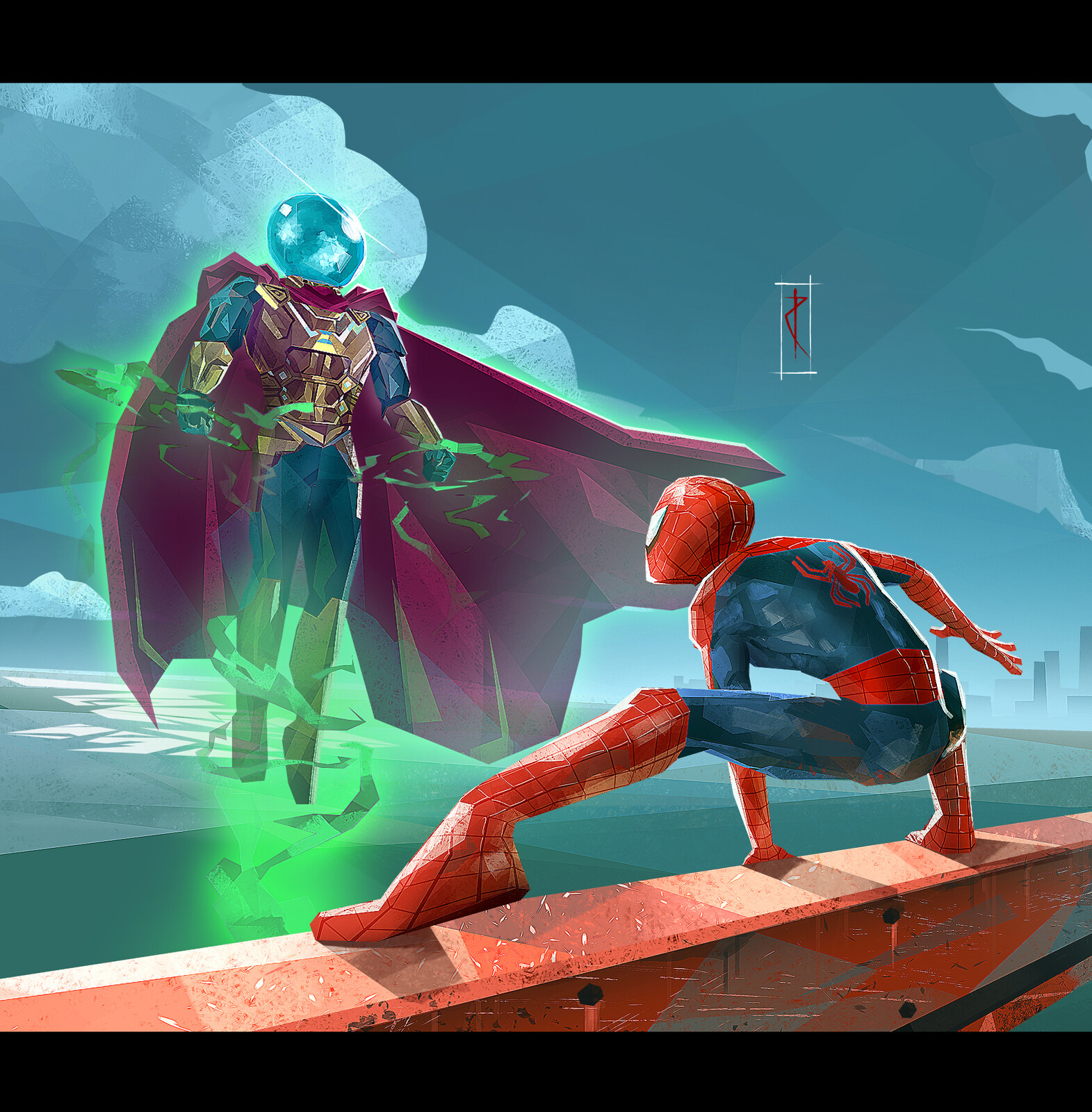 mysterio - spiderman Far from hom fan art 