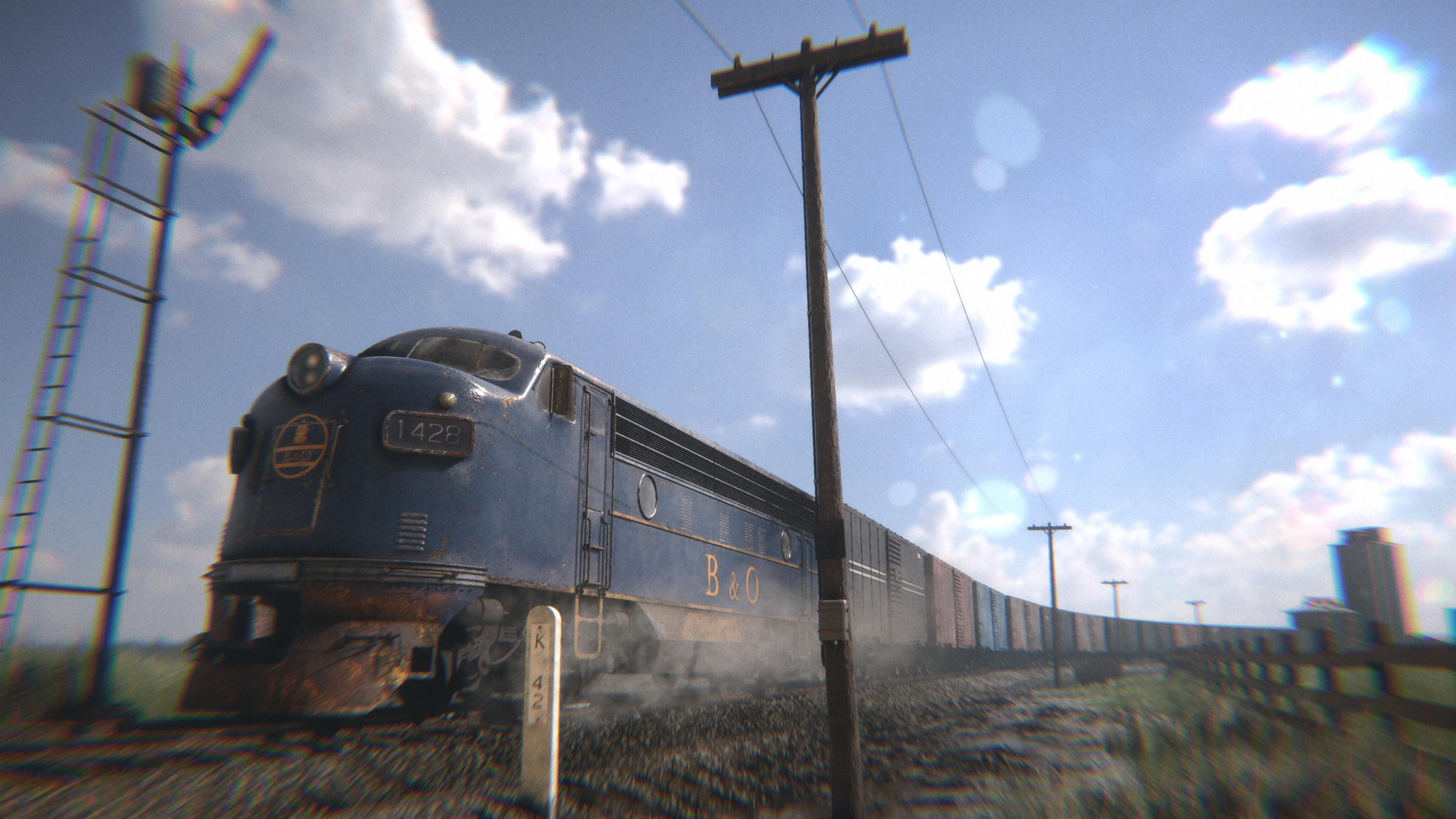 #14 Local Train, modeled by Alvaro Luna Bautista (first time using Substance Painter, very much enjoy)