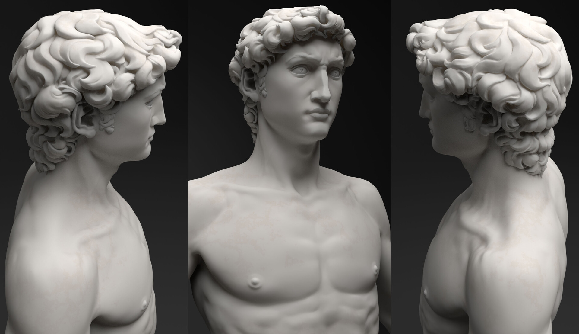 Mike Cruz David sculpture