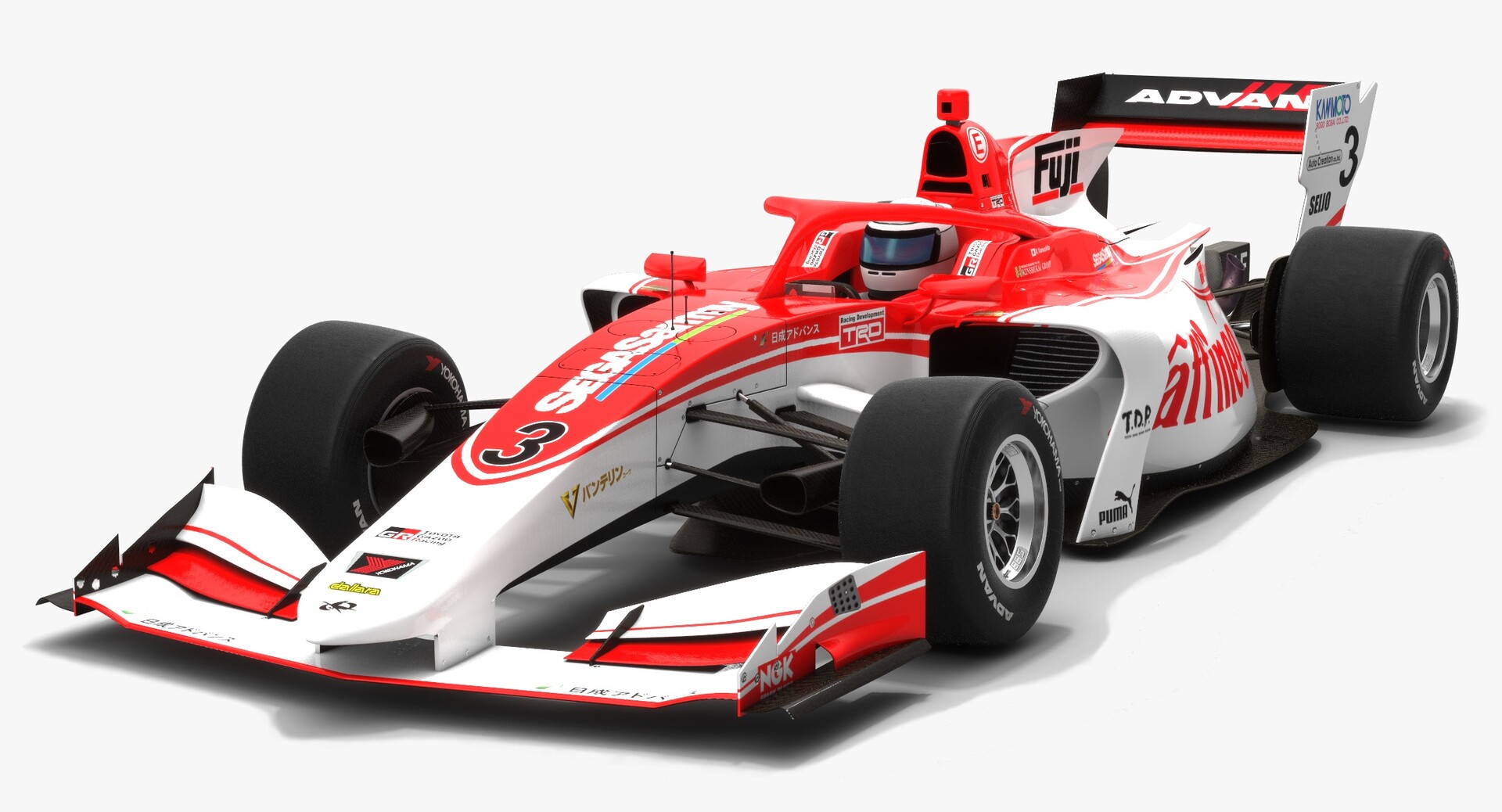 OpticalDreamSoft - Kondo Racing #3 Super Formula Season 2019 3D model