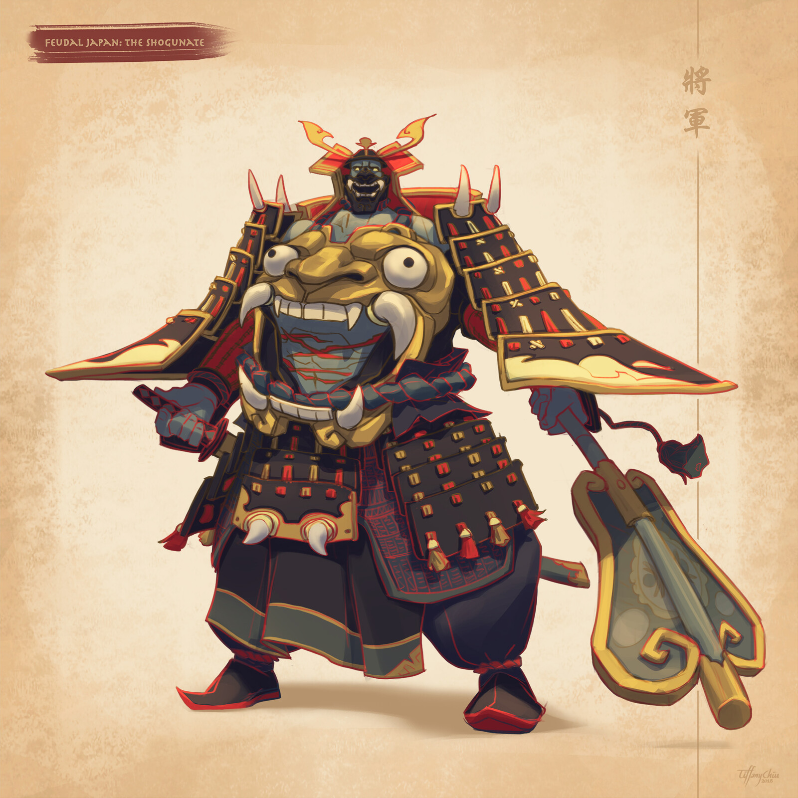 Tiffany Chiu Character Design Feudal Japan