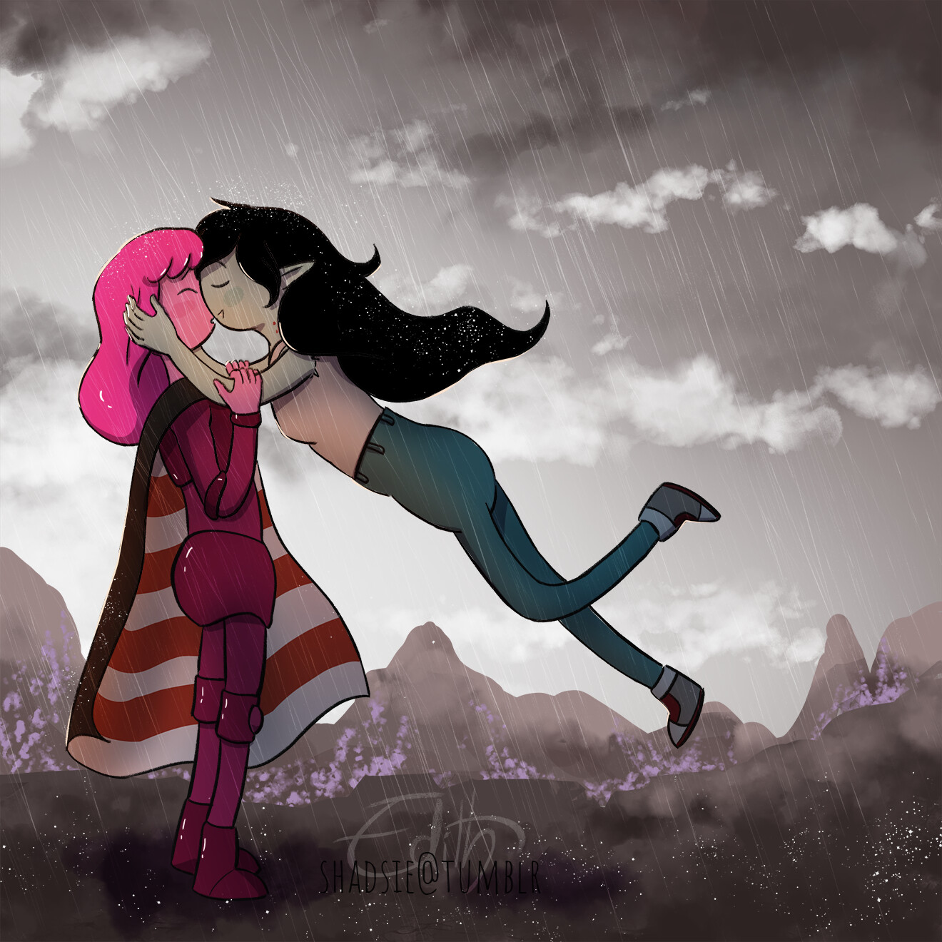 Bubblegum and Marceline