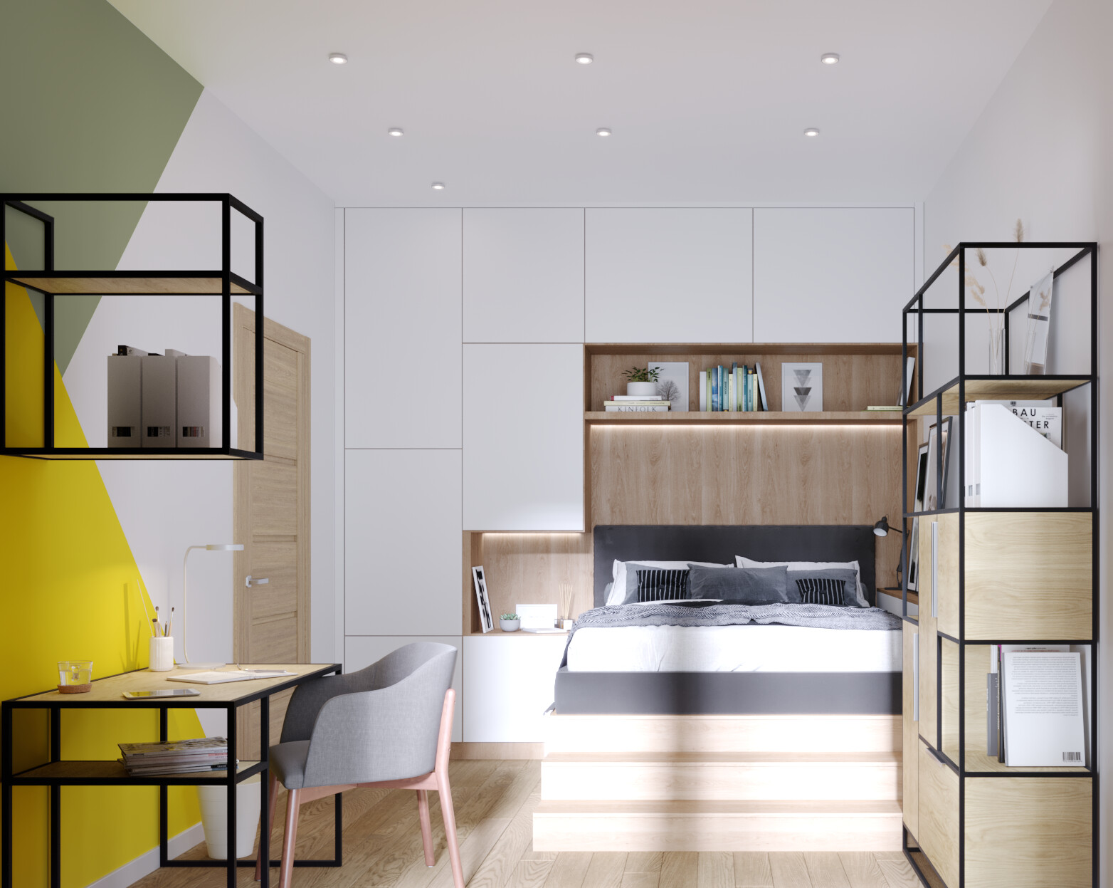 ArtStation • GEOMETRY • Bedroom interior