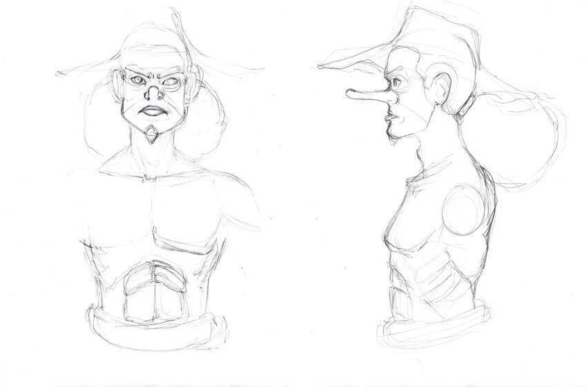 sketch reference used to modelling 