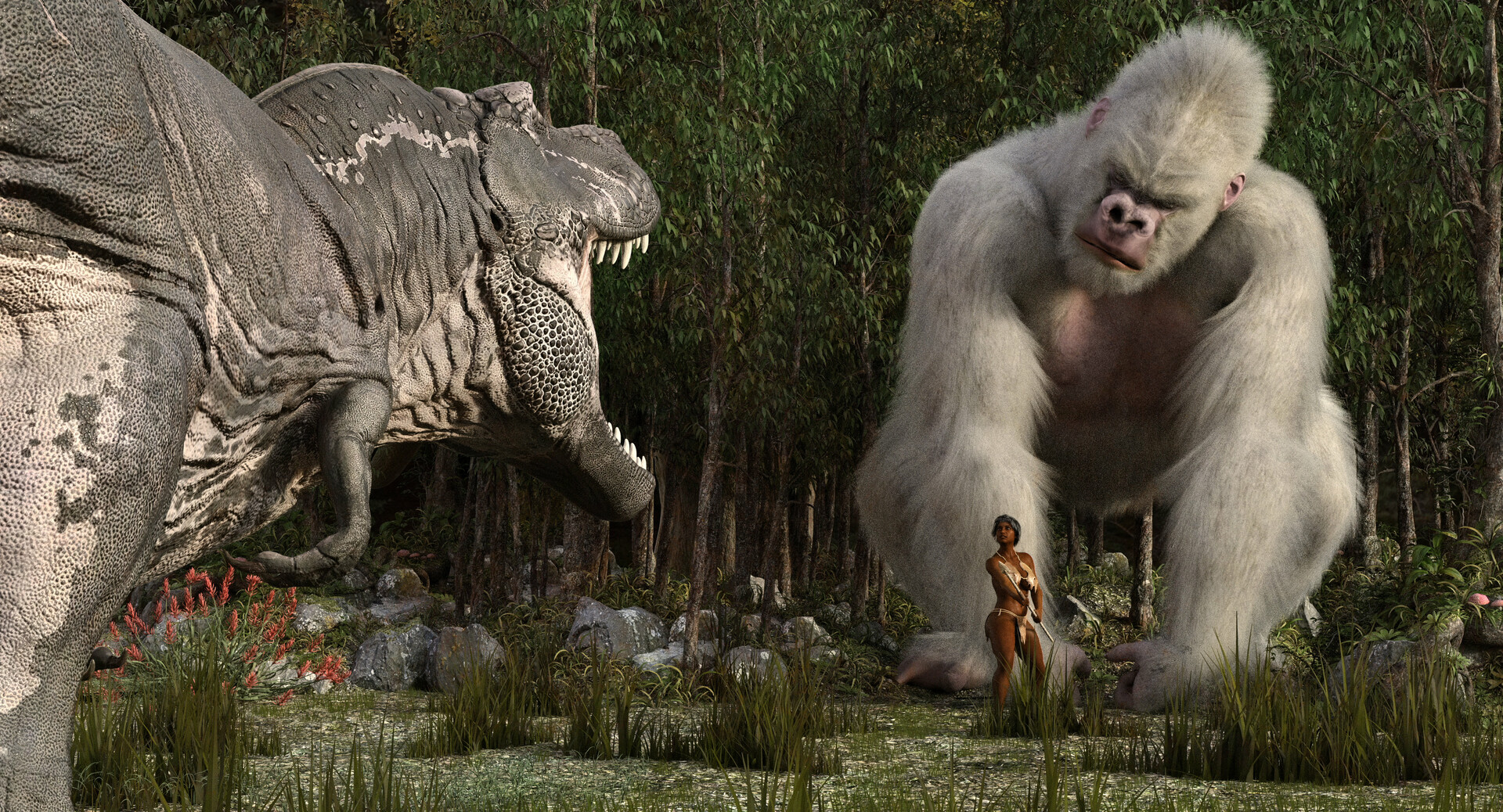 King kong dublaj. Кинг-Конг остров черепа 2005. Горилла Кинг Конг 2005. Рост Кинг Конга 2005. Тираннозавр Кинг Конг 2005.
